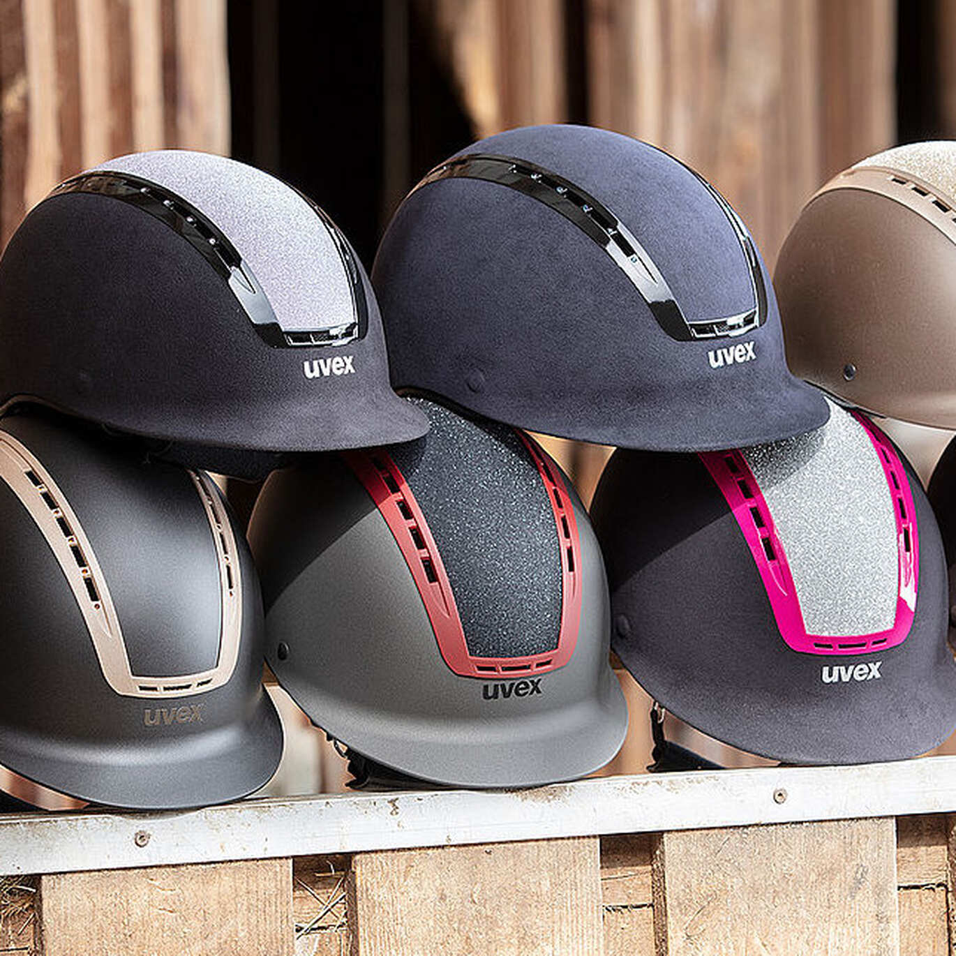 uvex Reithelme in verschiedenen Farben 