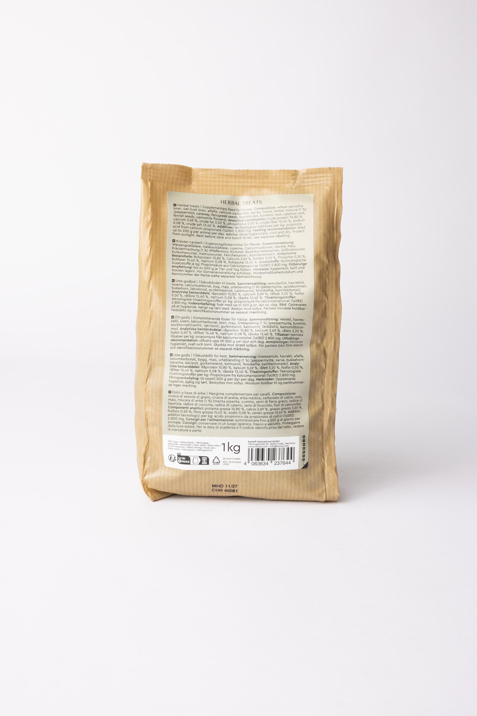 Horze Leckerli Kr&auml;uter, 1kg