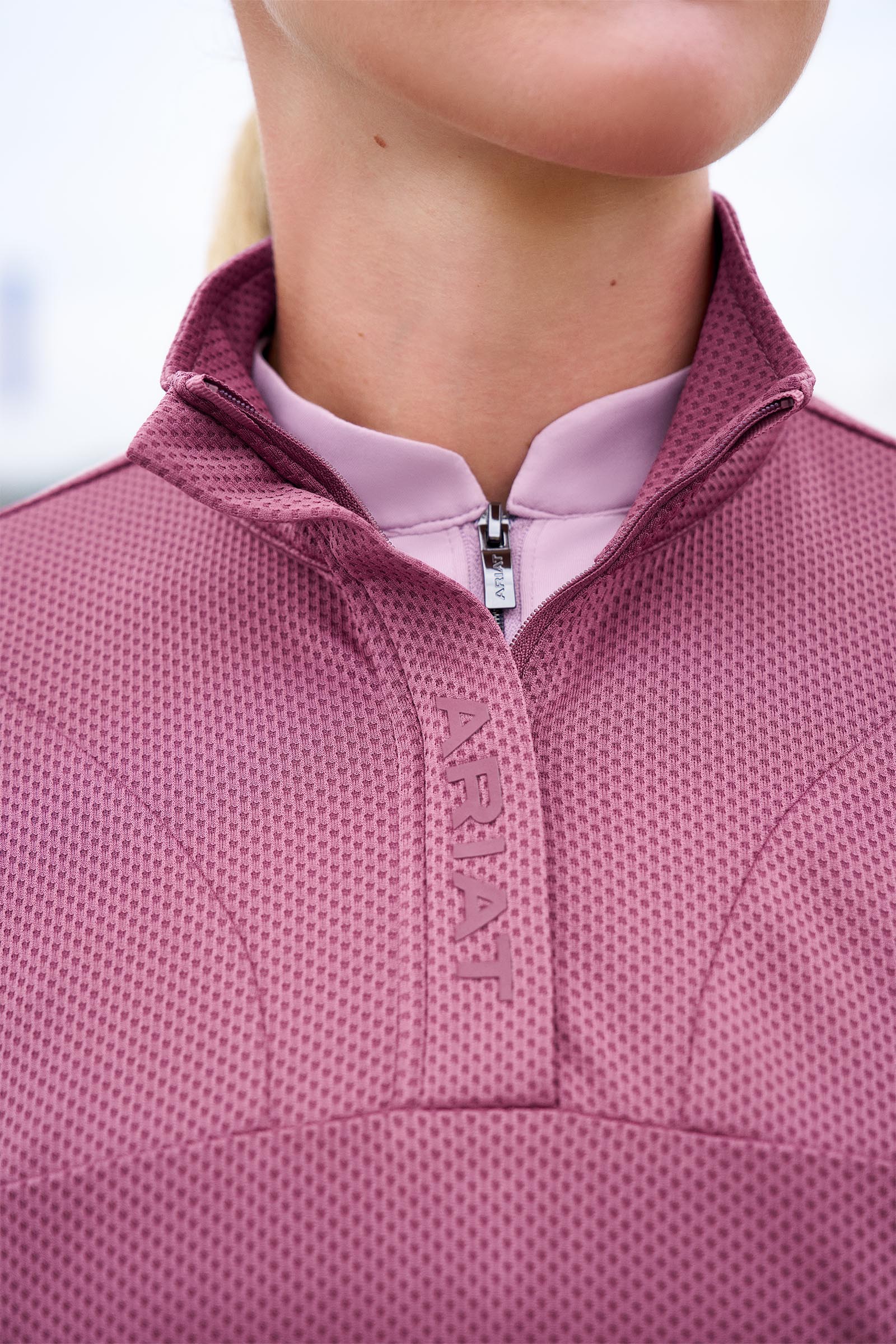 Ariat Breathe Damen Sweatshirt mit 1/2 Reißverschluss