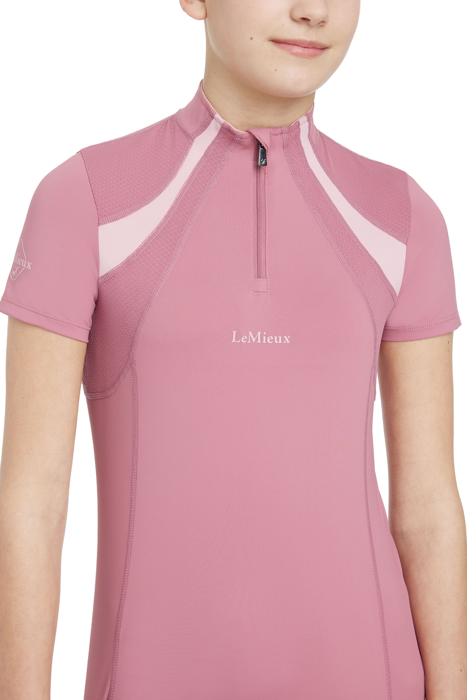 LeMieux Young Rider Kurzarm Mia Mesh Base Layer