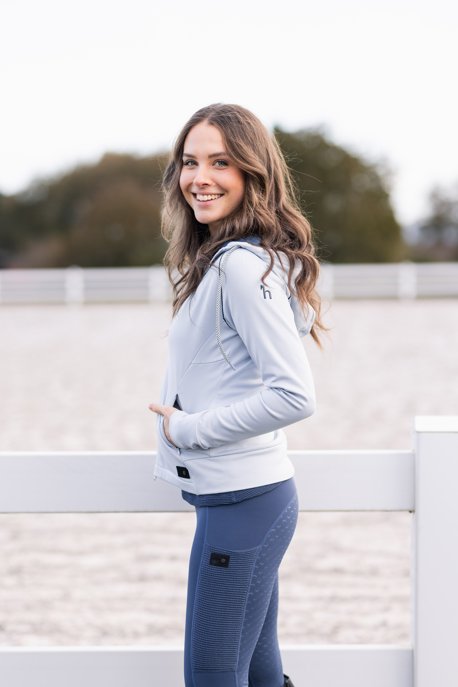 Horze Aida Damen Funktions Kapuzenshirt