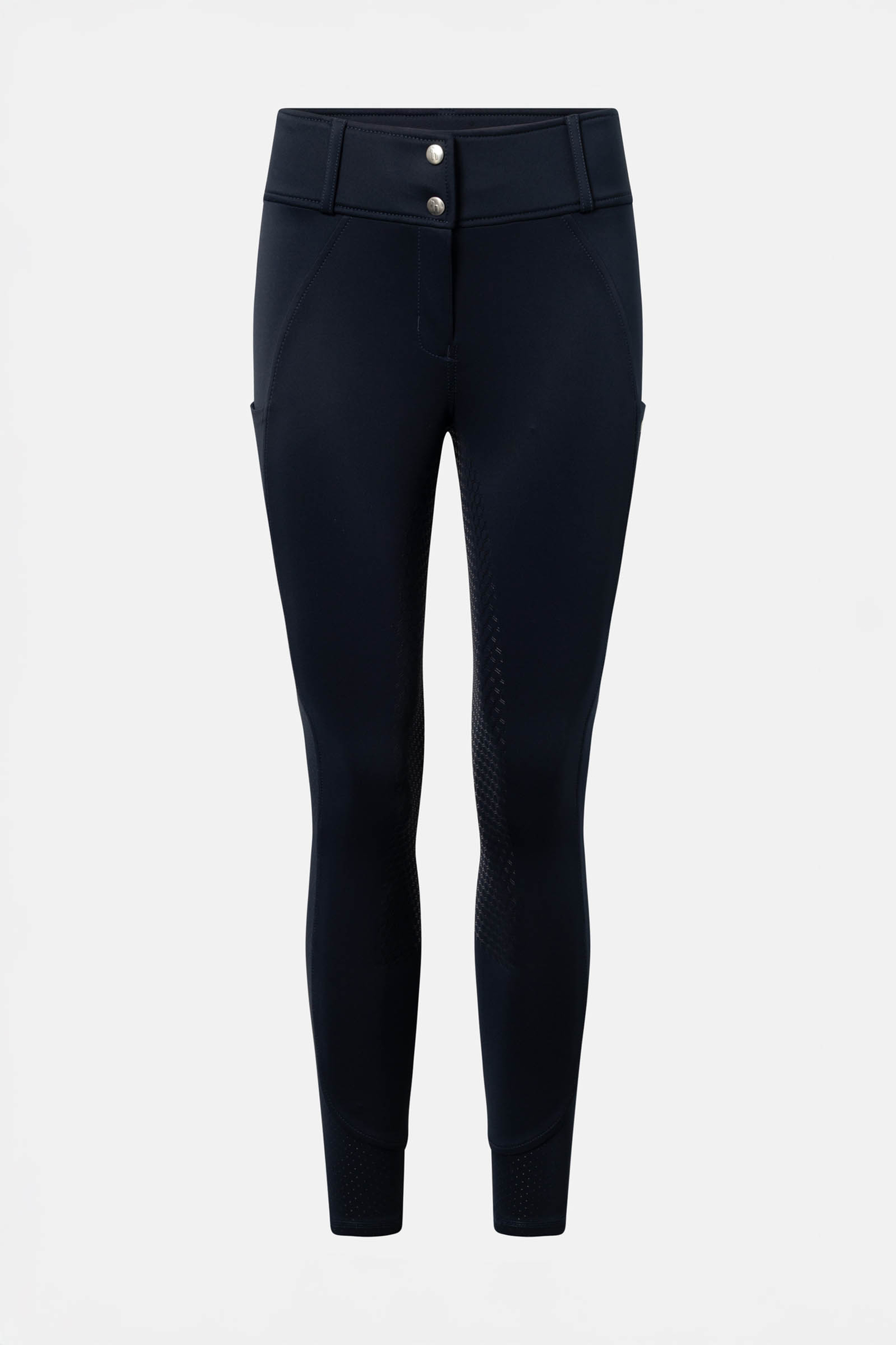 Dark Navy Horze Matilda Damen perforierte Vollbesatz-Reithose