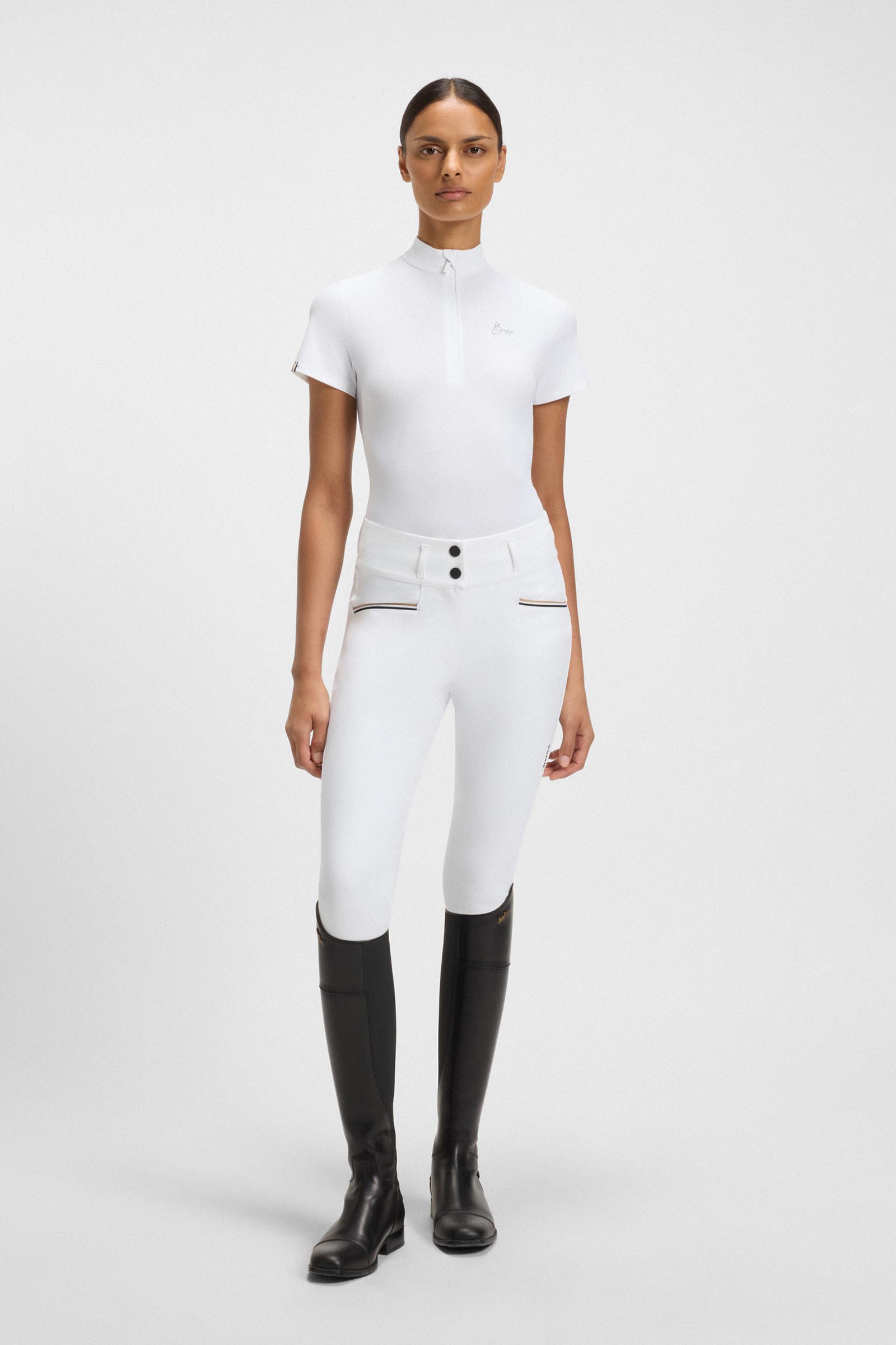 Boss Maira Damen Turniershirt Texture