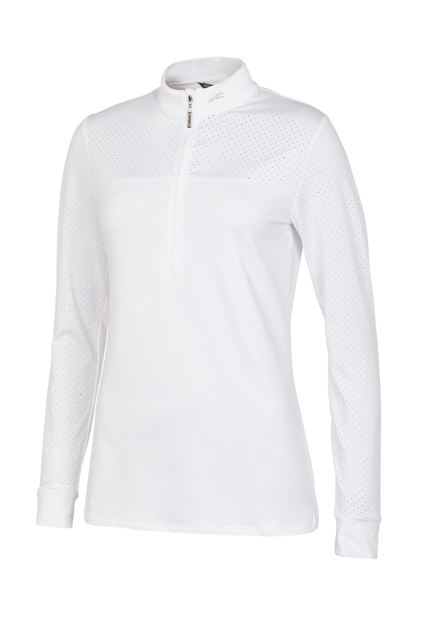 white Schockemöhle Sports Penelope Turniershirt für Damen
