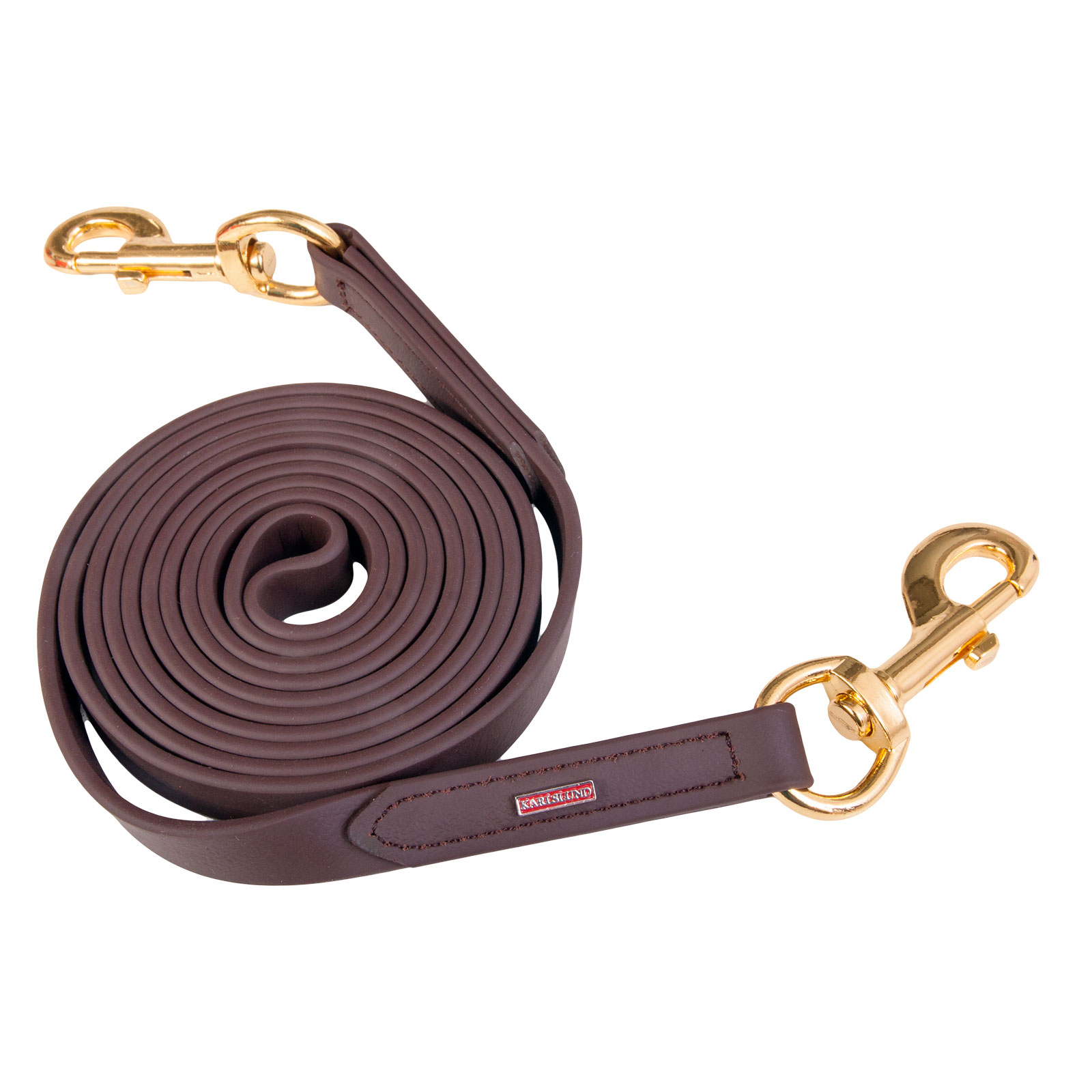 Brown/Brass Karlslund SuperStrap Zügel