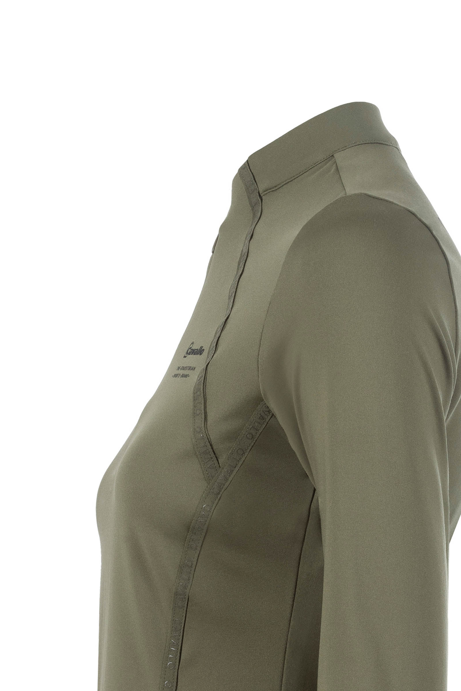 Cavallo CAVALREYNA Damen-Shirt mit halbem Rei&szlig;verschluss