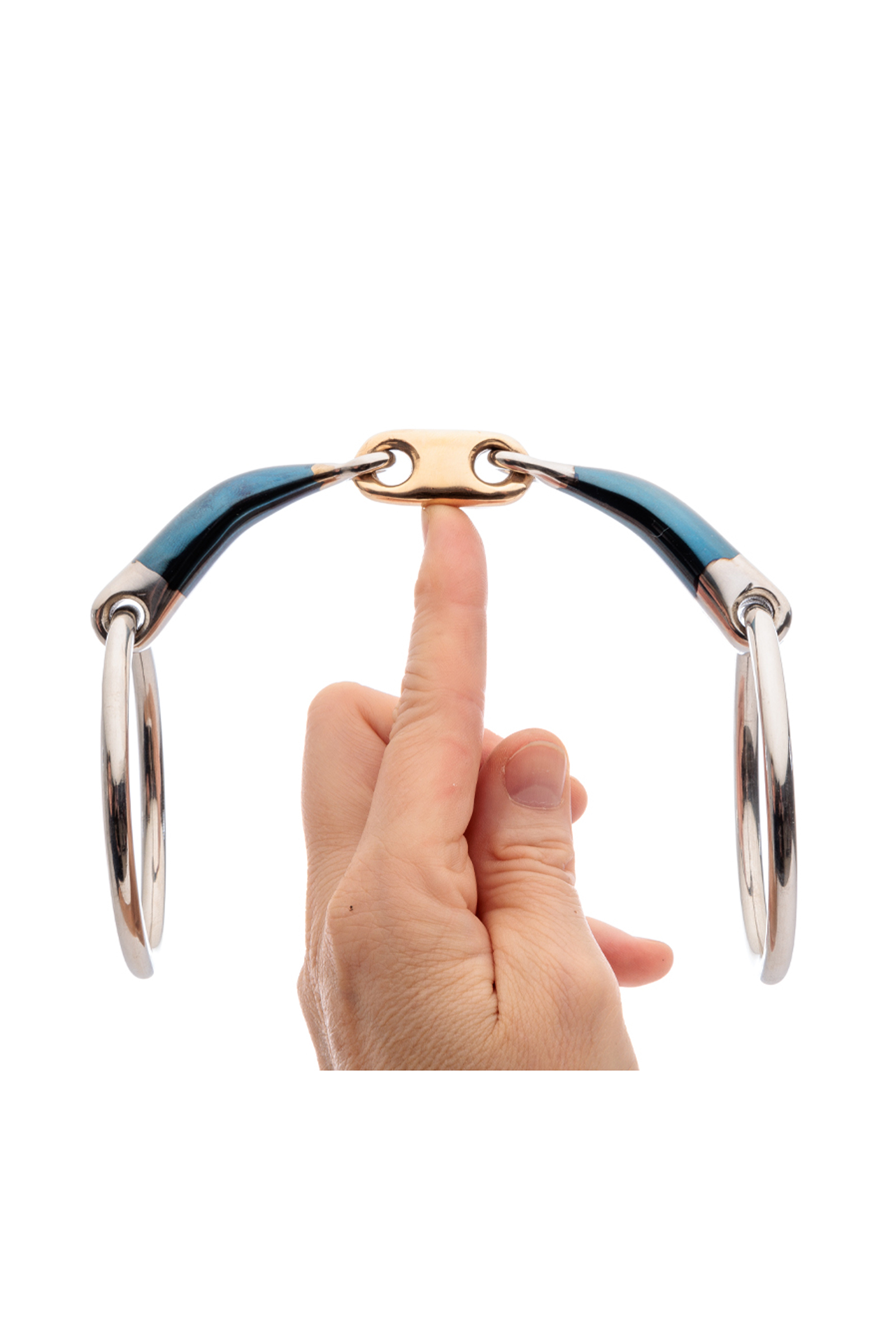 Kavalkade ergonomische Wassertrense, doppelt gebrochen, Lock Up, 14 mm