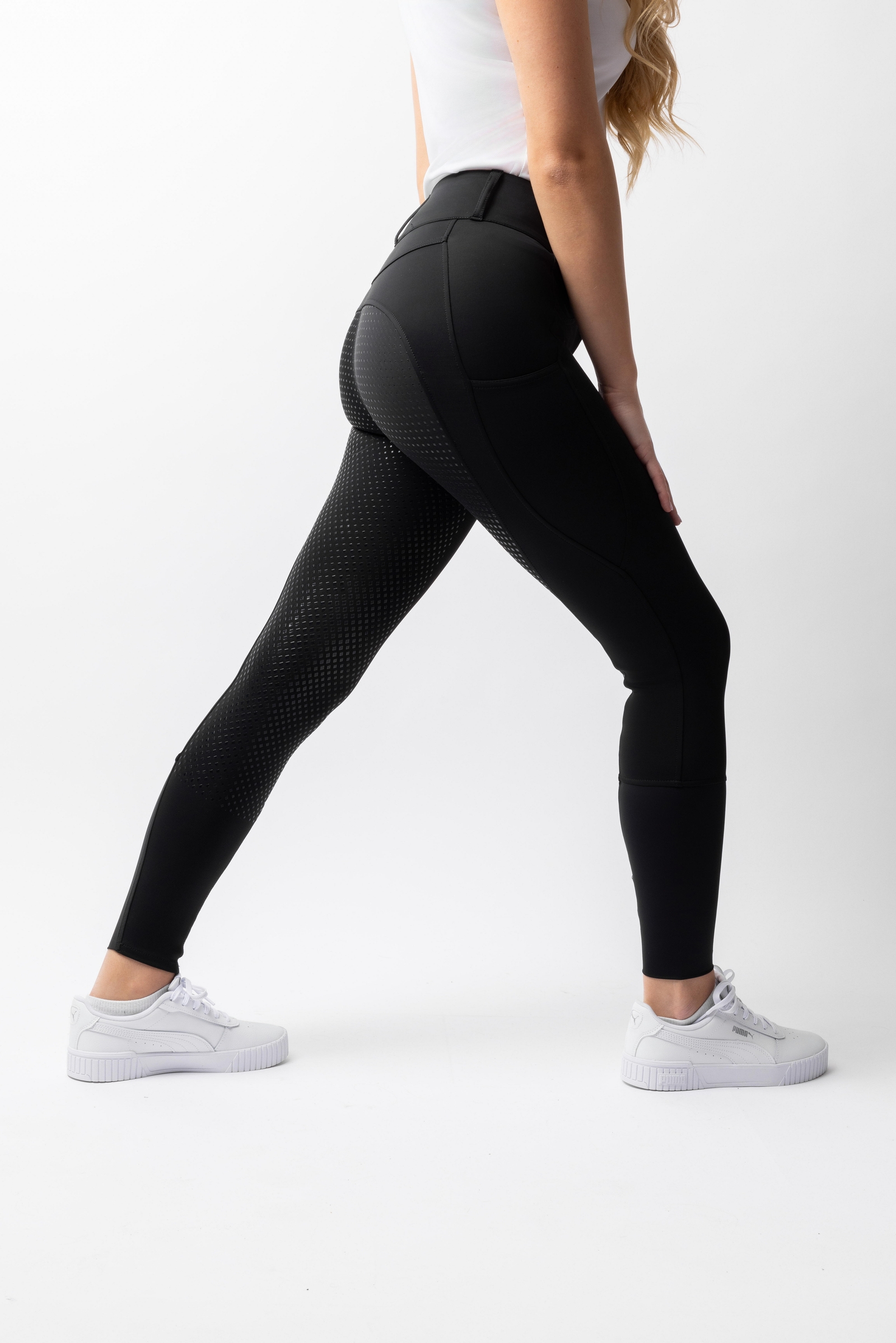 Horze Evelyn Damen Vollbesatz Reithose UPF 50+