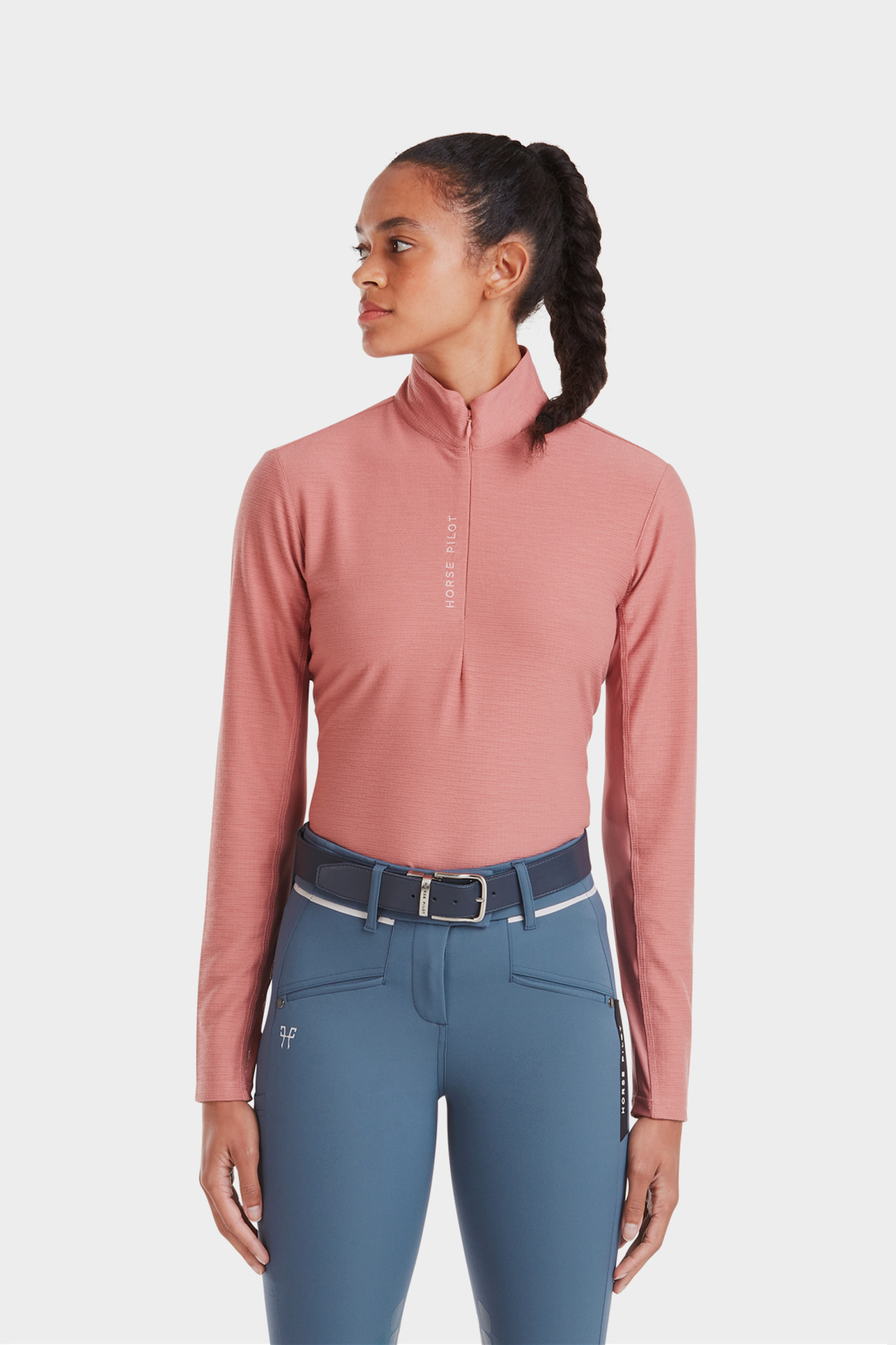 Brick Dust Horse Pilot Suntech Damenhemd