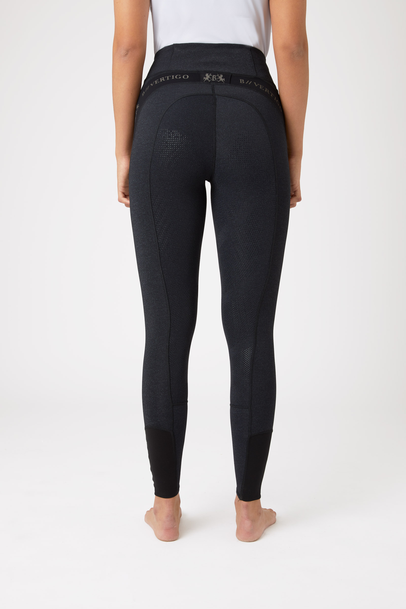 B Vertigo Damenreitleggings Jenny mit Vollbesatz aus Silikon UPF 40+