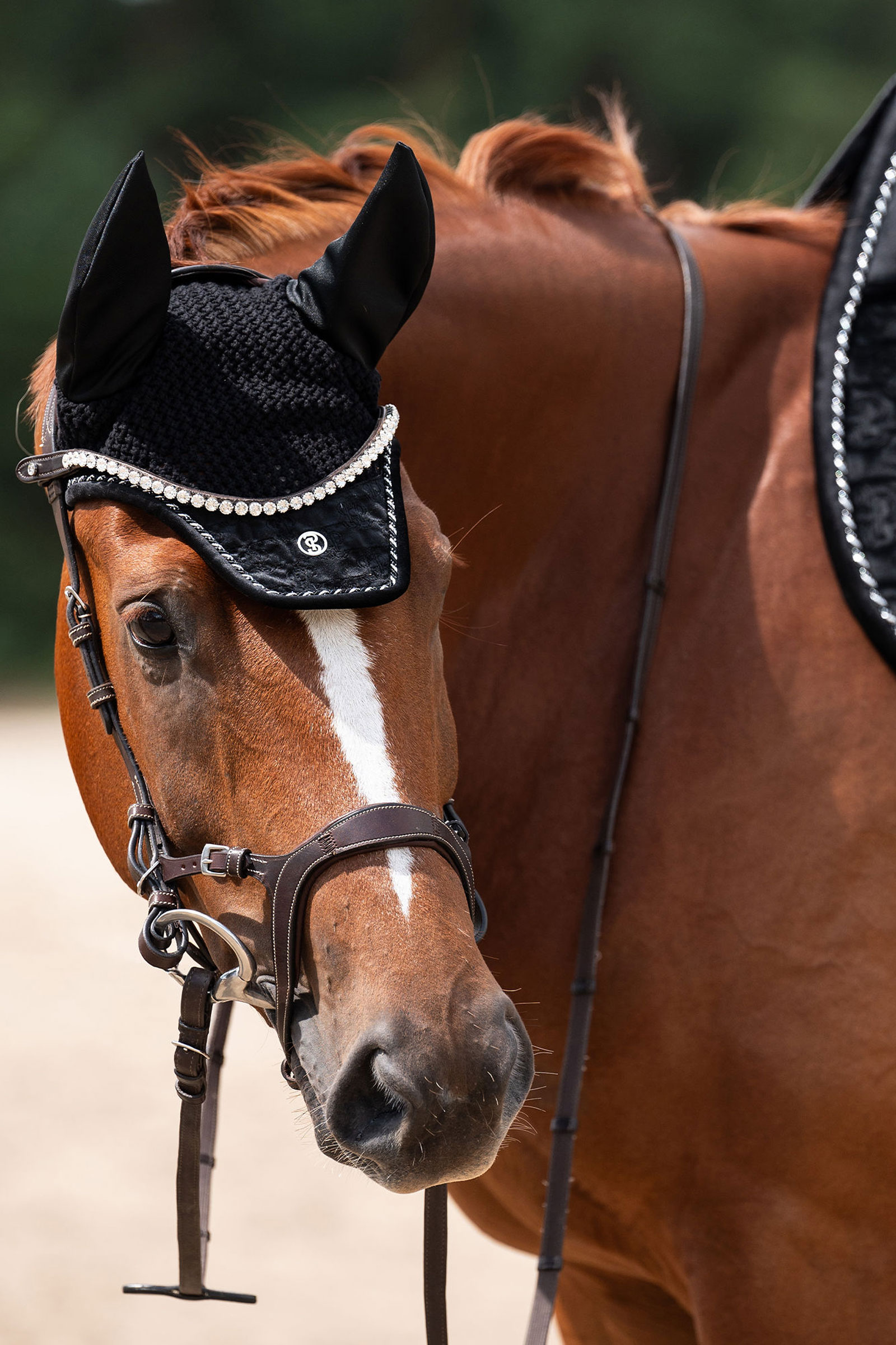 PS of Sweden Fliegenhaube Velvet Monogram