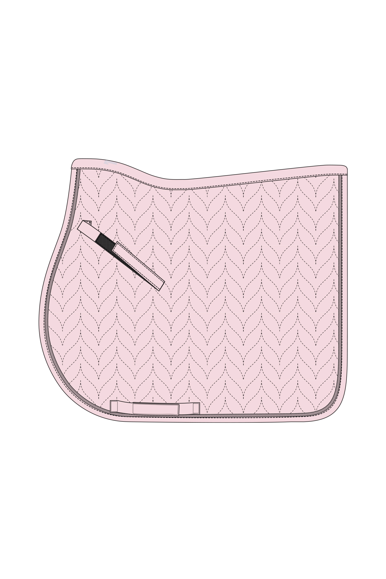 Horze Velvet Wave Vielseitigkeitsschabracke