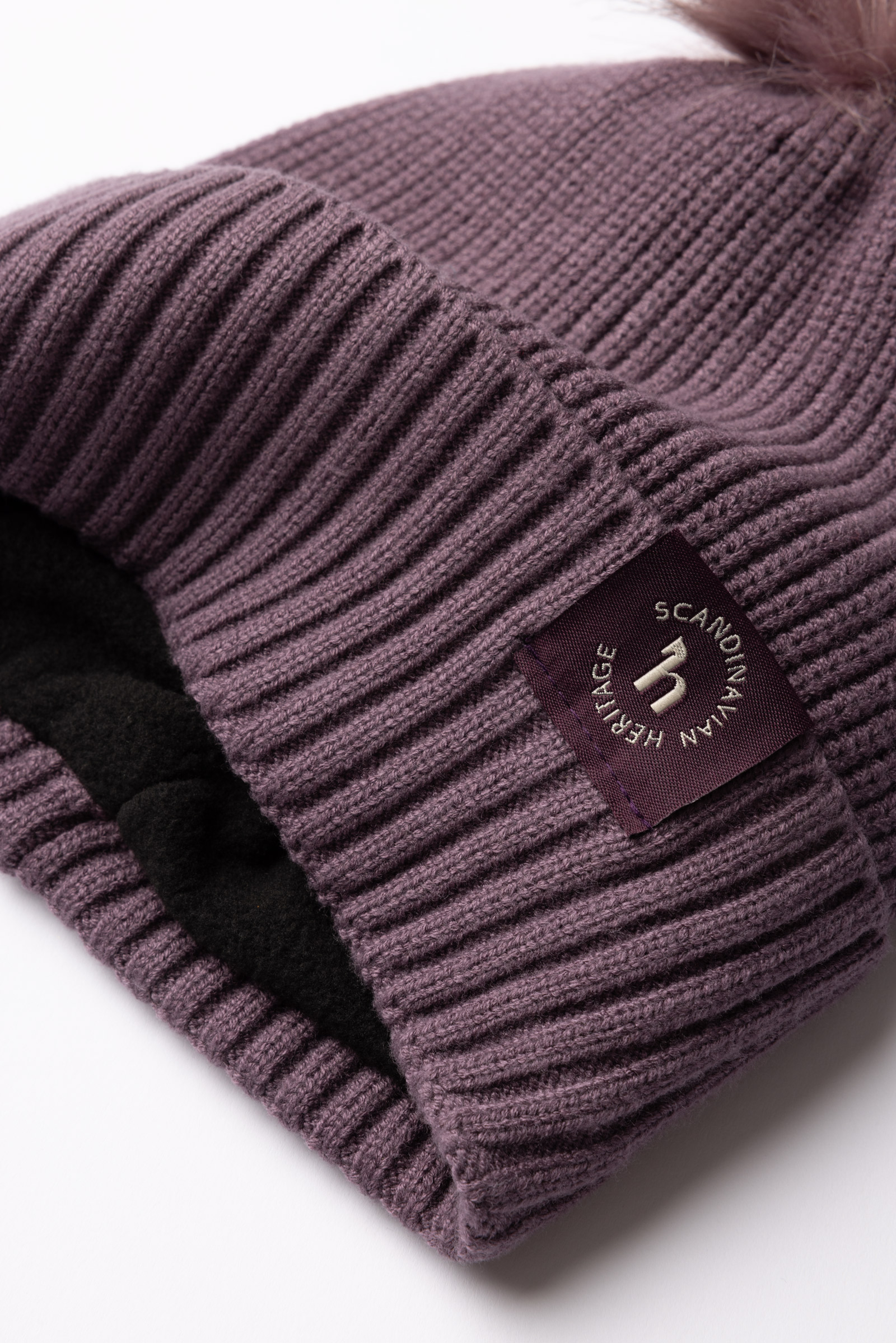 Horze Noa Kinder gestrickte M&uuml;tze mit abnehmbarem Bommel