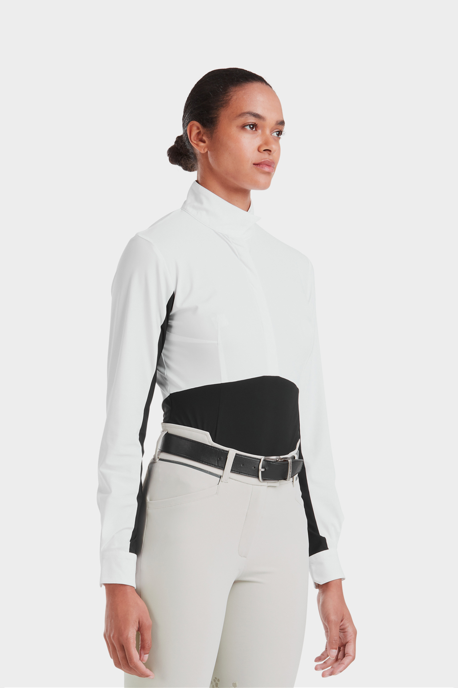 Horse Pilot Monica Damen-Turniershirt mit langen Ärmeln