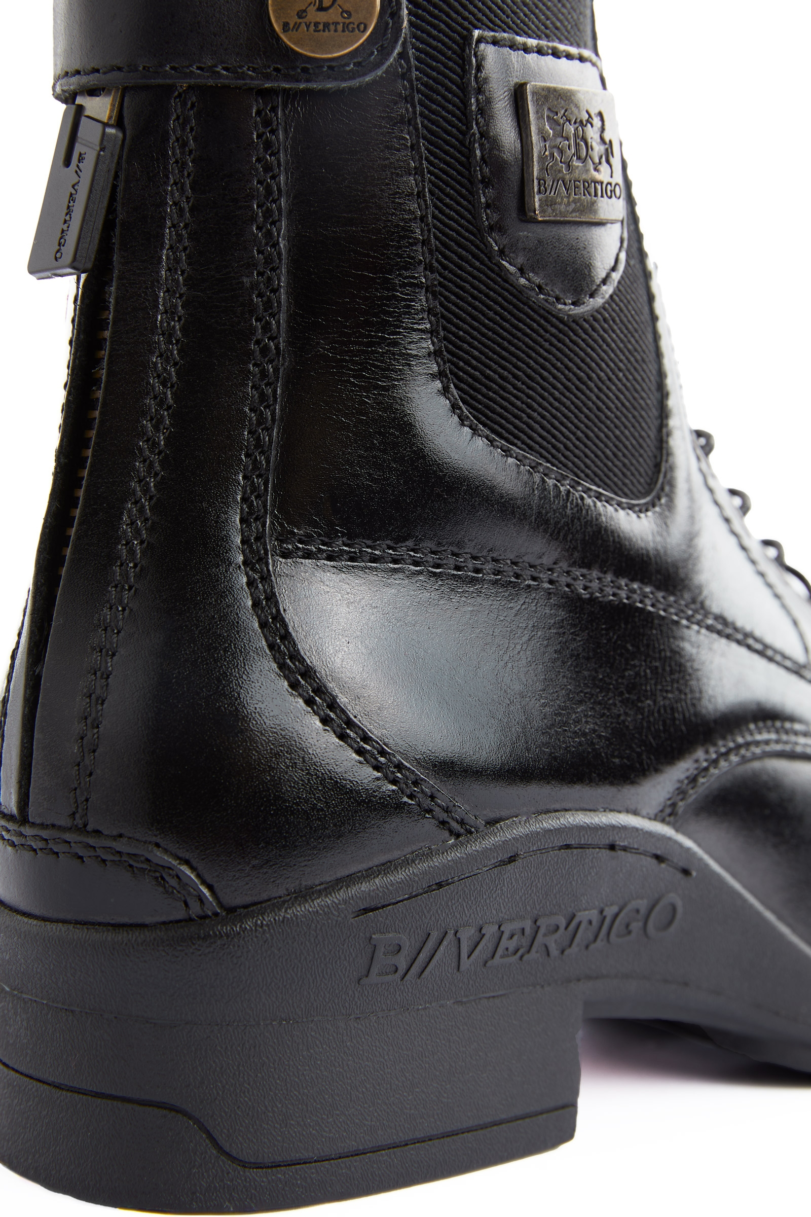 B Vertigo Jupiter Geschnürte Damen Lederreitstiefeletten