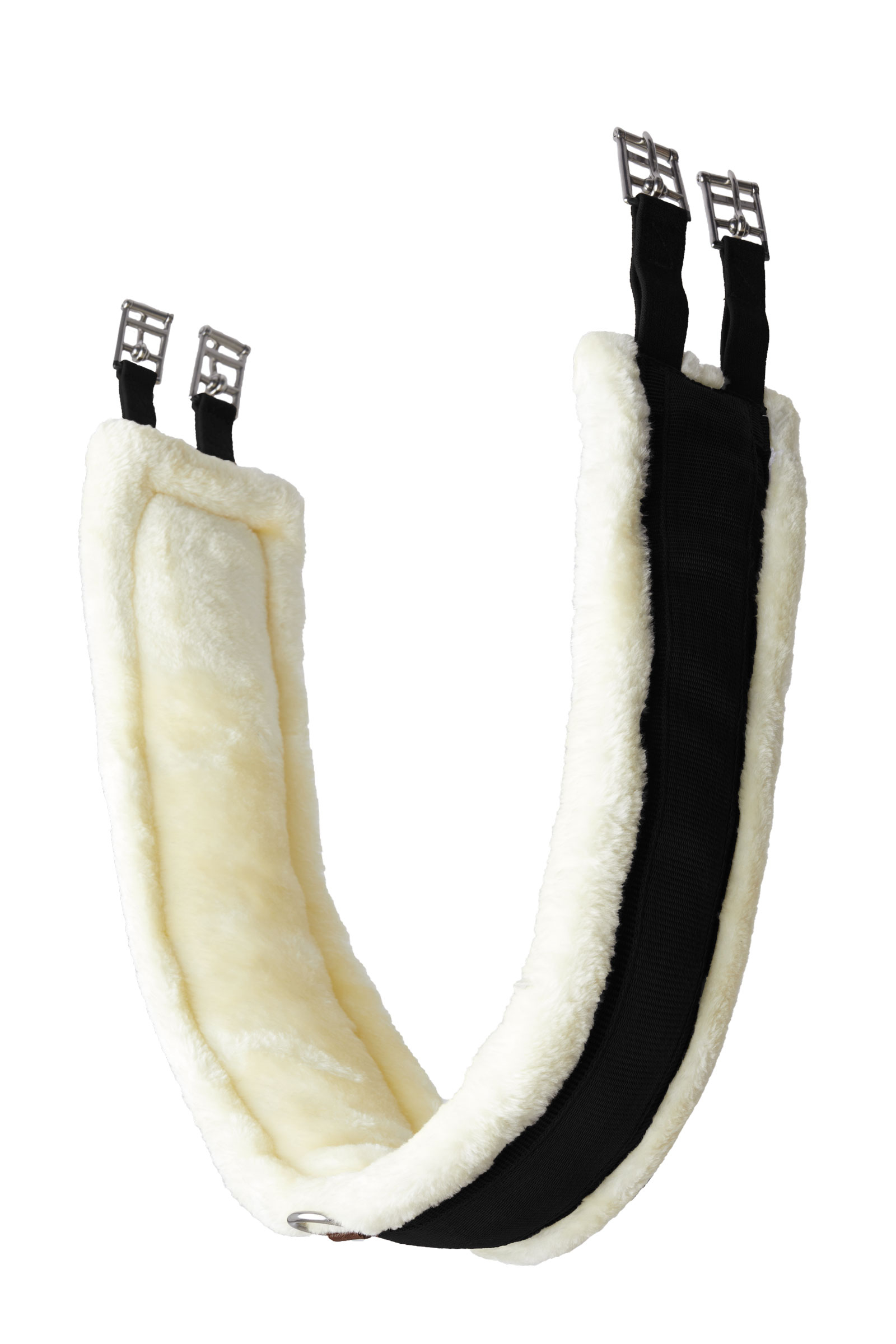 Black Horze Kyiv Neopren Langgurt mit Kunstfell