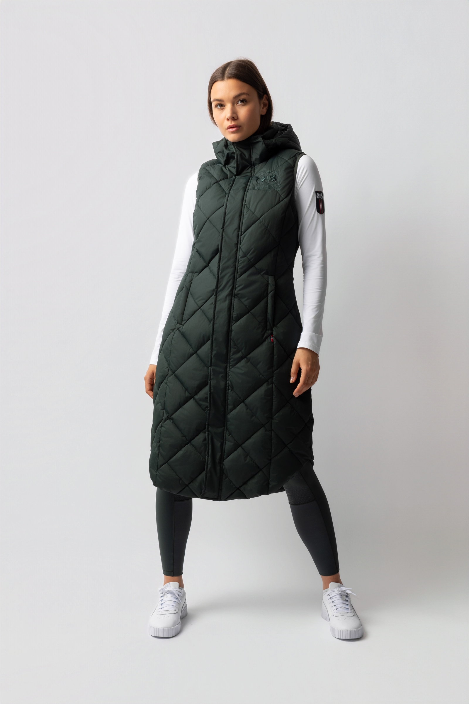 B Vertigo Gem Damen lange gef&uuml;tterte Reitweste