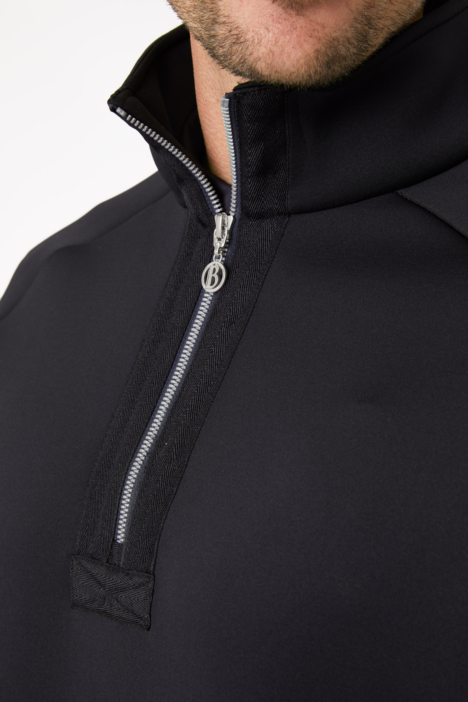 B Vertigo Nicolas Herren Funktionssweatshirt mit Rei&szlig;verschlusstaschen