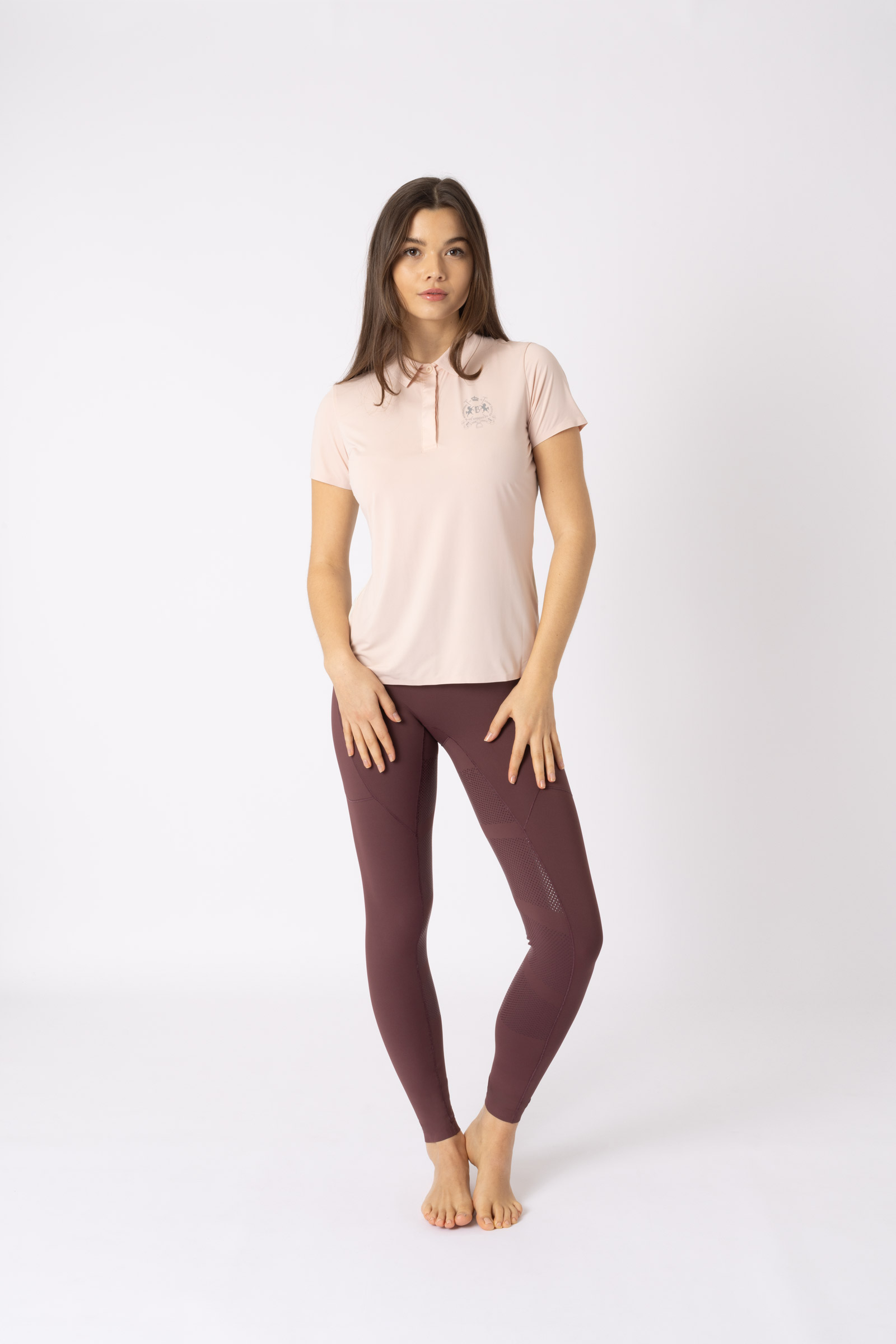B Vertigo Daphne Nahtloses Poloshirt für Frauen