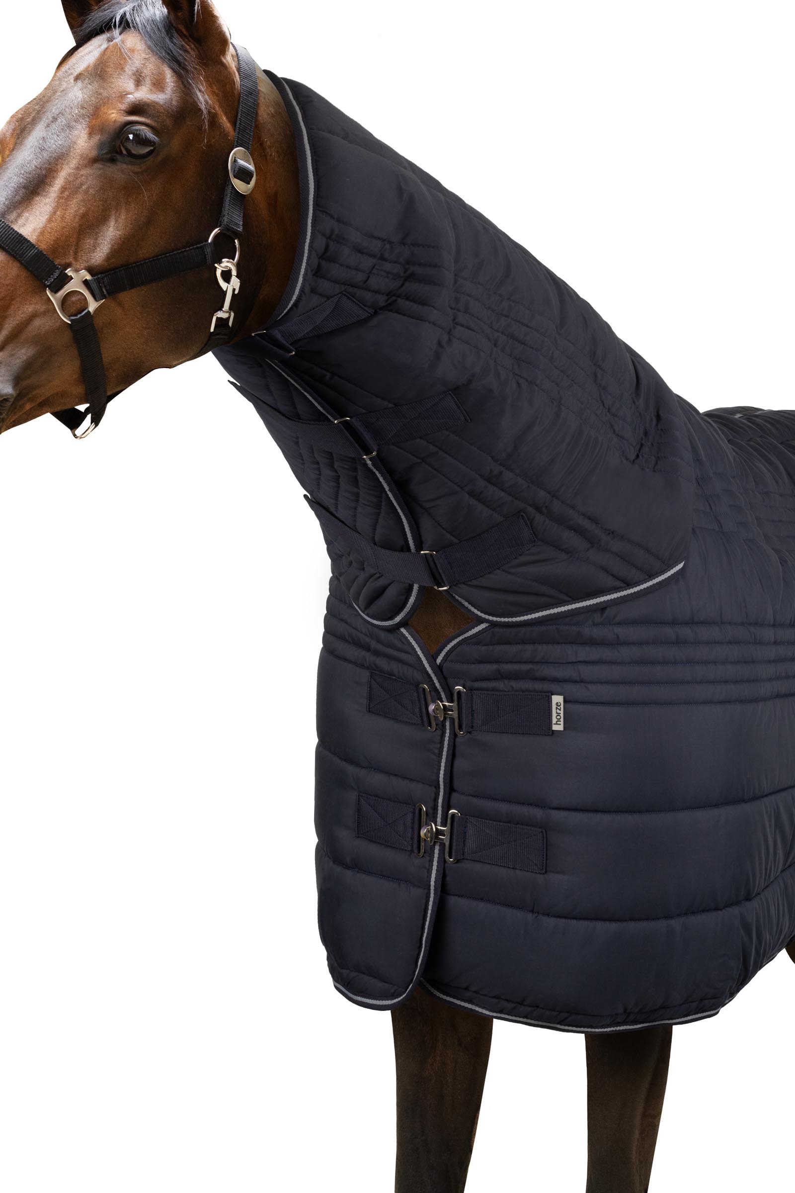 Horze Kingsley Combo Stalldecke mit Halsteil, 300g