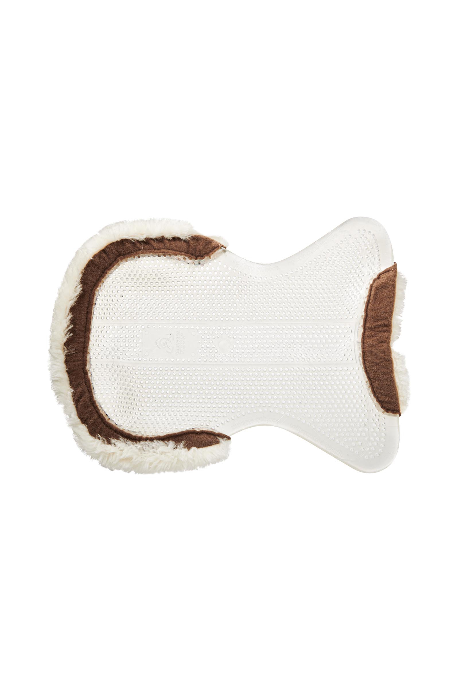 Acavallo Gel Anti-Rutsch Classic Pony mit Schaffell 1/2 Ausschnitt flach