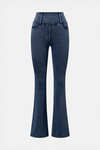 Horze Emery Damen-Westernreitleggings mit Bootcut und Denimlook