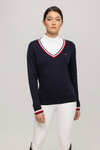 Tommy Hilfiger Equestrian Indiana Damen Pullover mit V-Ausschnitt