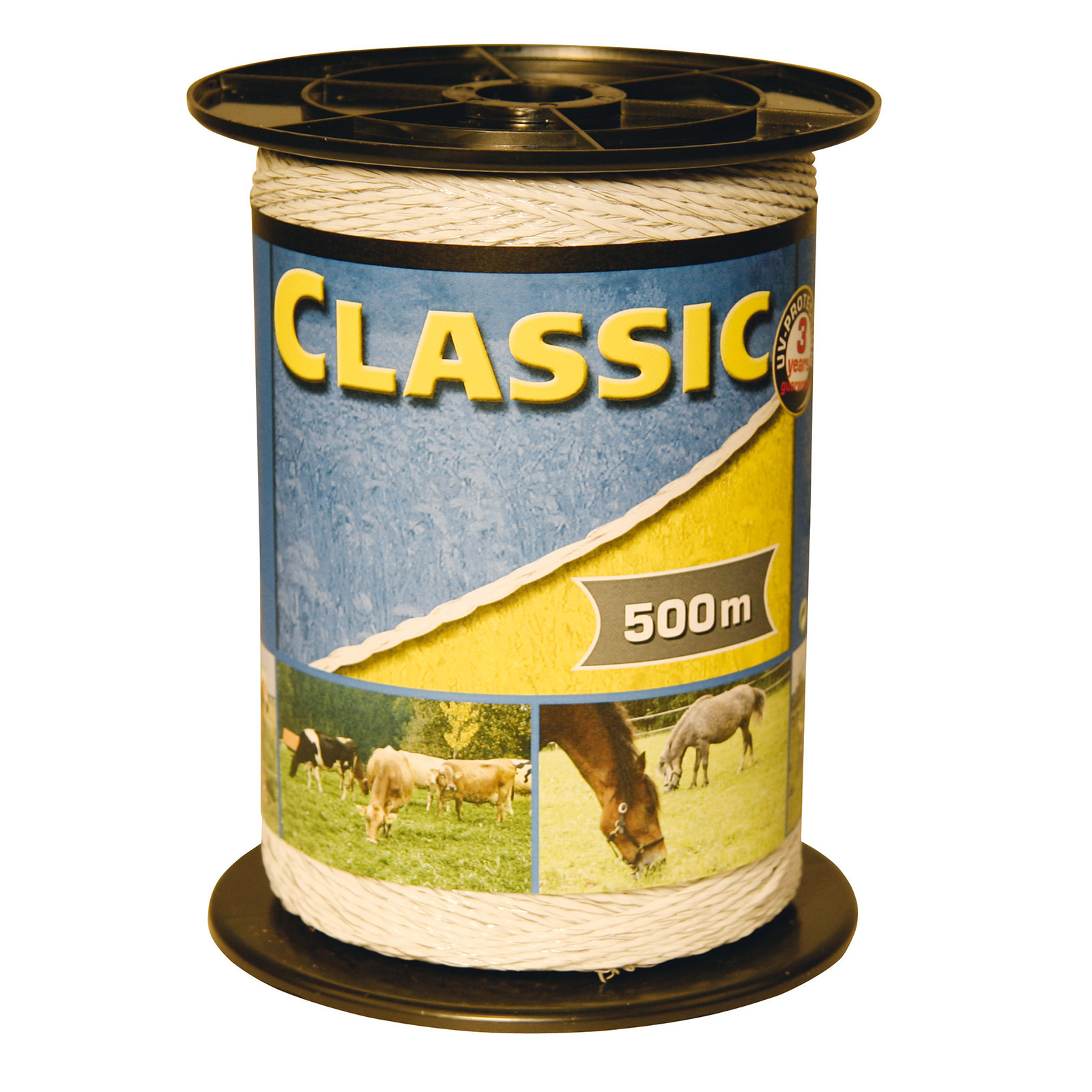 Farm Patrol Classic Weidezaunlitze, 500m wei&szlig;, 6x 0,20 Niro