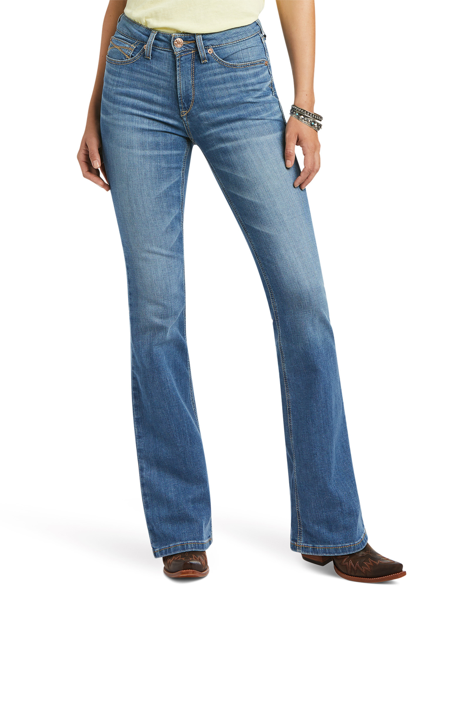 Ariat Damen R.E.A.L High Rise Daniela Boot Cut Jeans