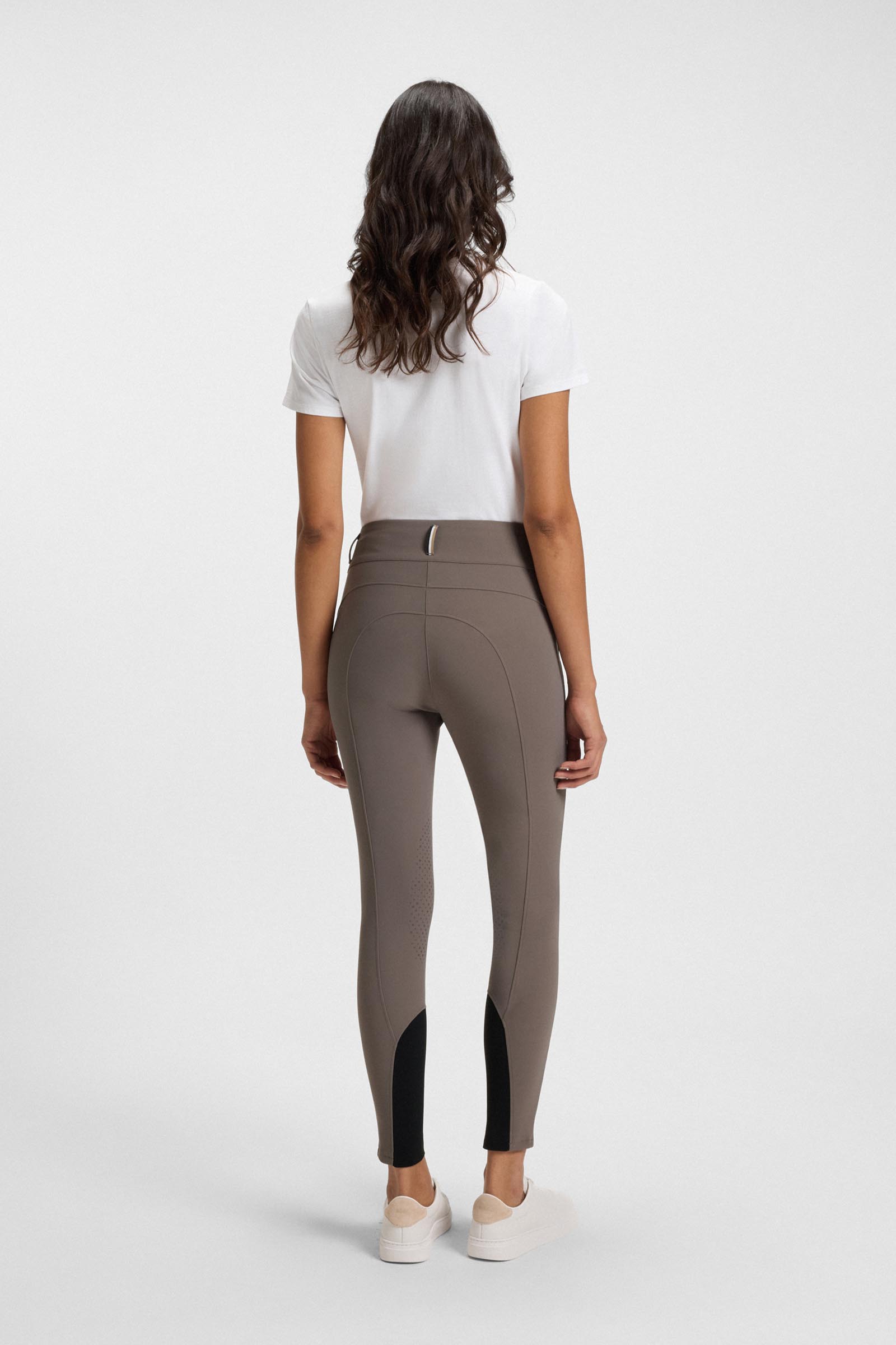 Boss Hannah Damen High Waist Kniebesatz Technical Reithose