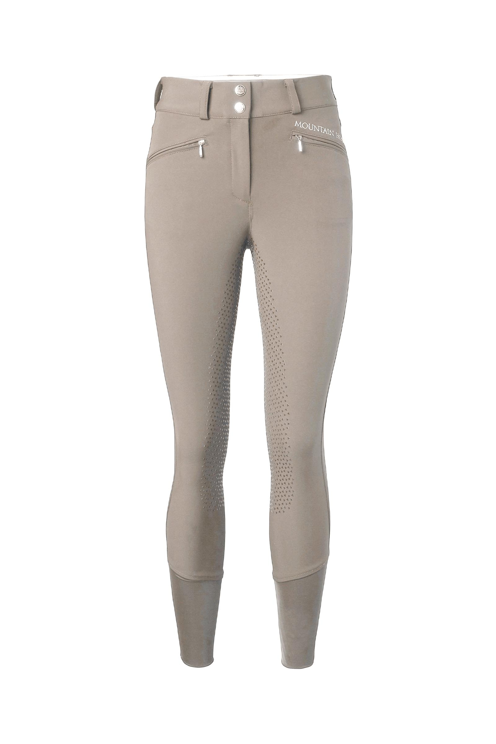 Plaza Taupe light brown Mountain Horse Diana Damen Reithose mit Vollbesatz