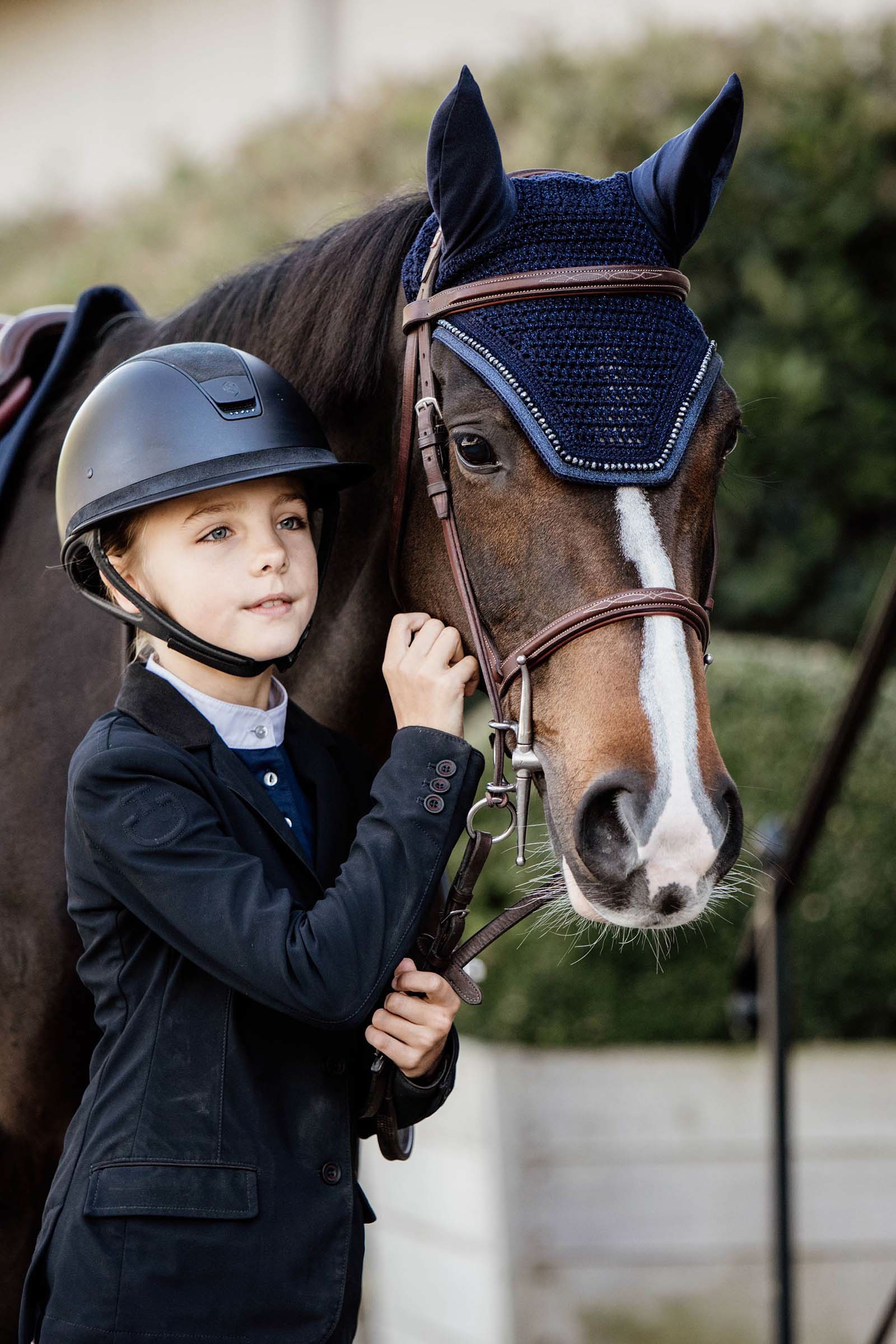 Kentucky Horsewear Wellington Fliegenhaube mit Glitzer  