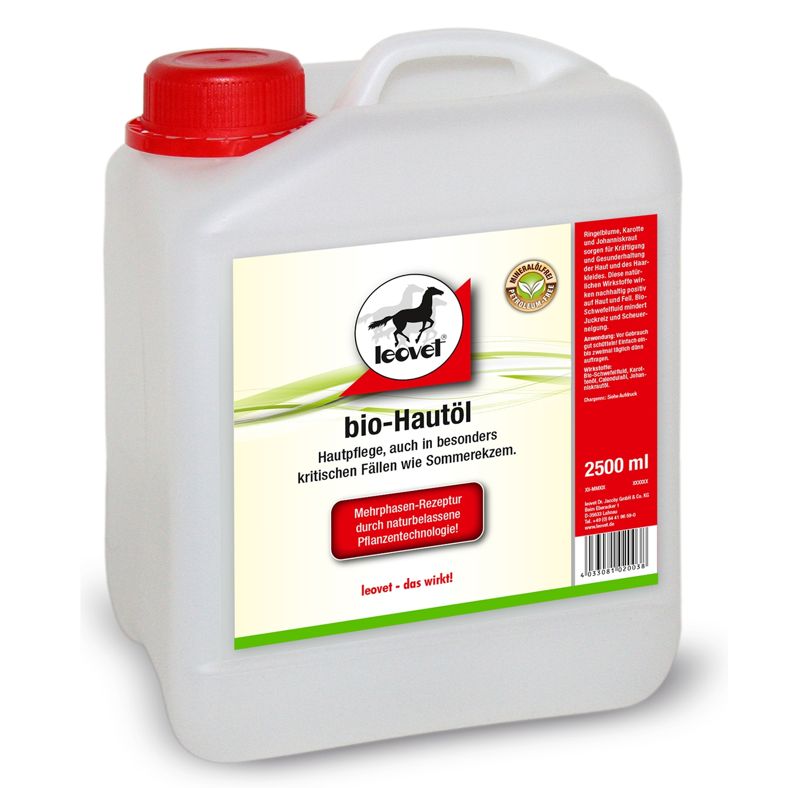 Leovet bio-Hautöl 2500ml
