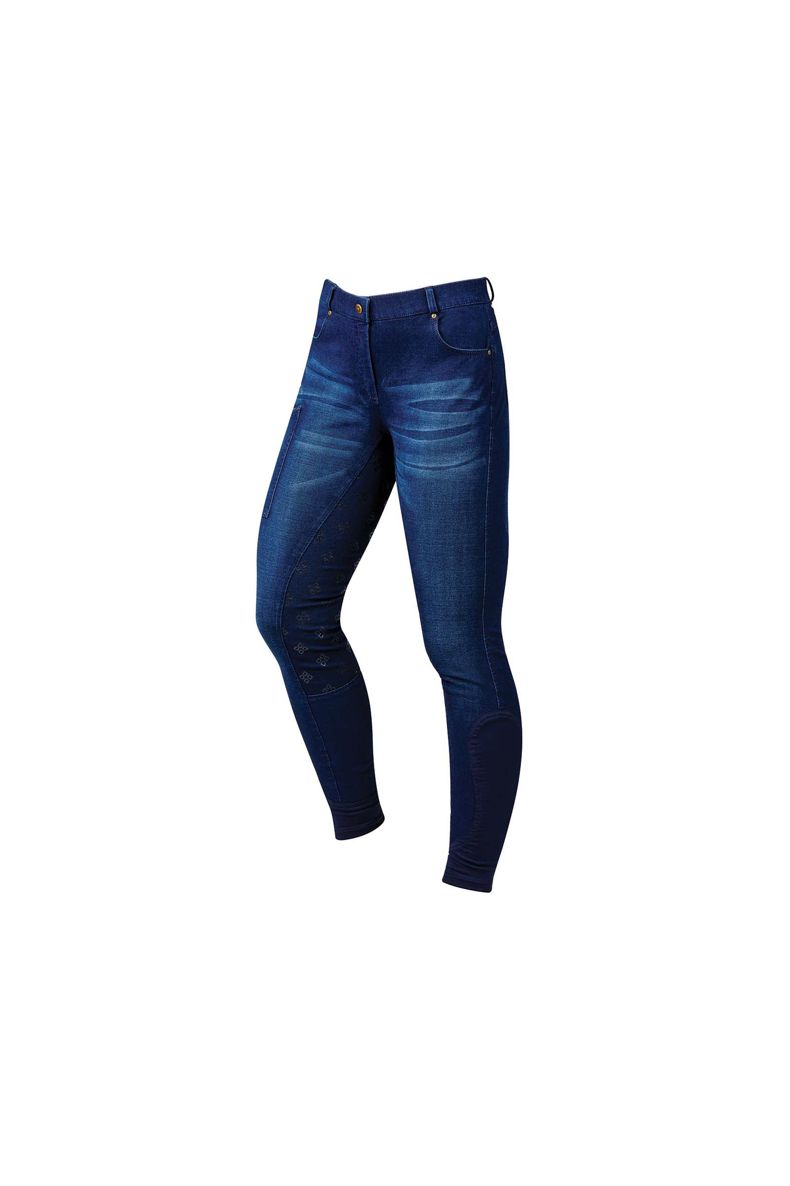 Dublin Shona Damen Vollbesatzreithose mit Silikon Grip in Jeansoptik