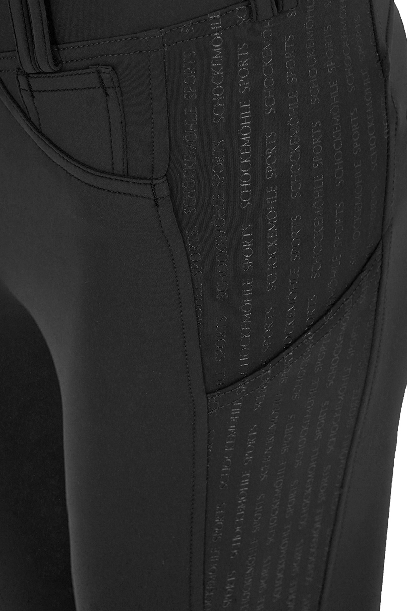 Schockem&ouml;hle Sporty Style Damen Reitleggings mit Kniegrip