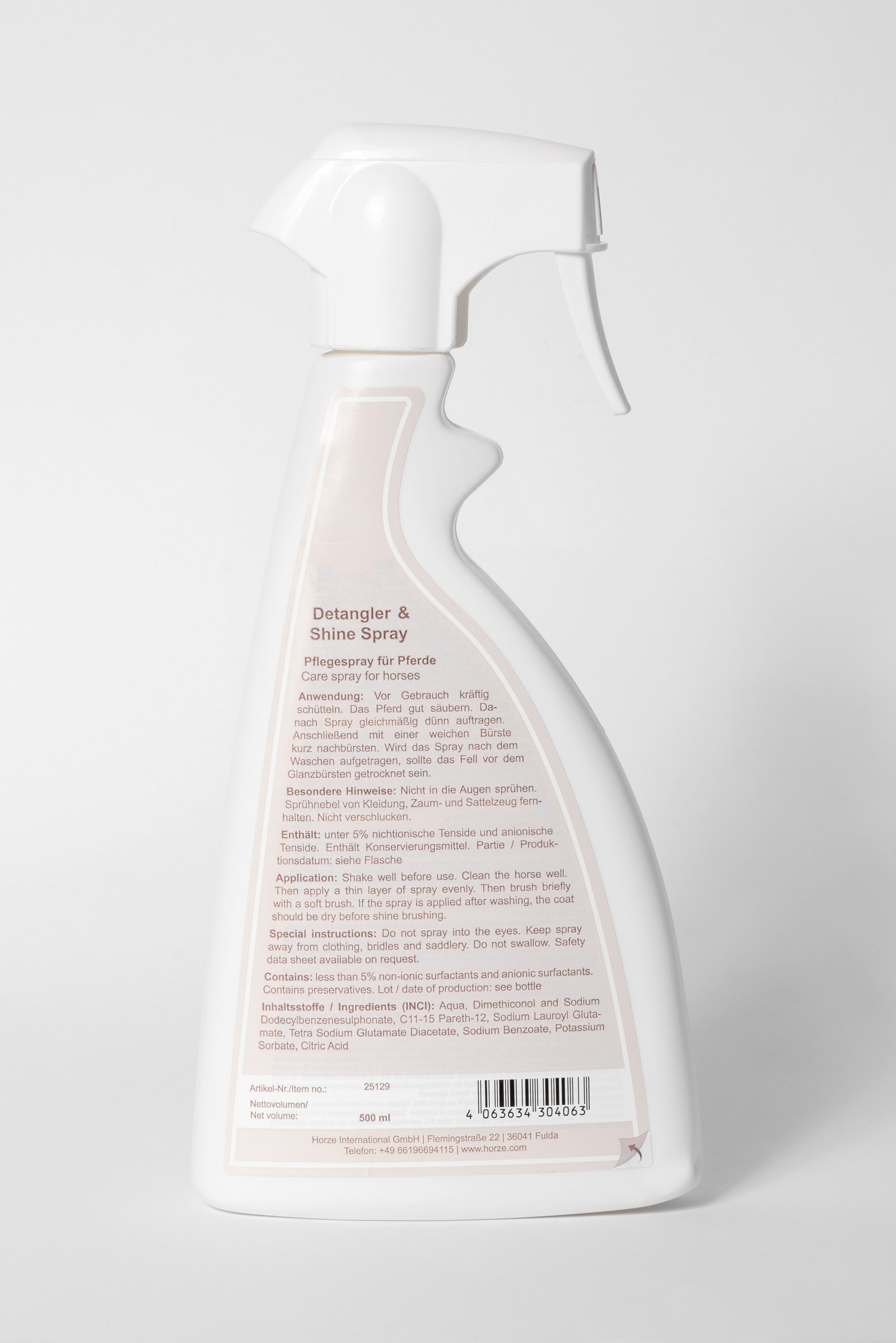 Horze M&auml;hnen- und Schweif Glanz Spray, 500ml