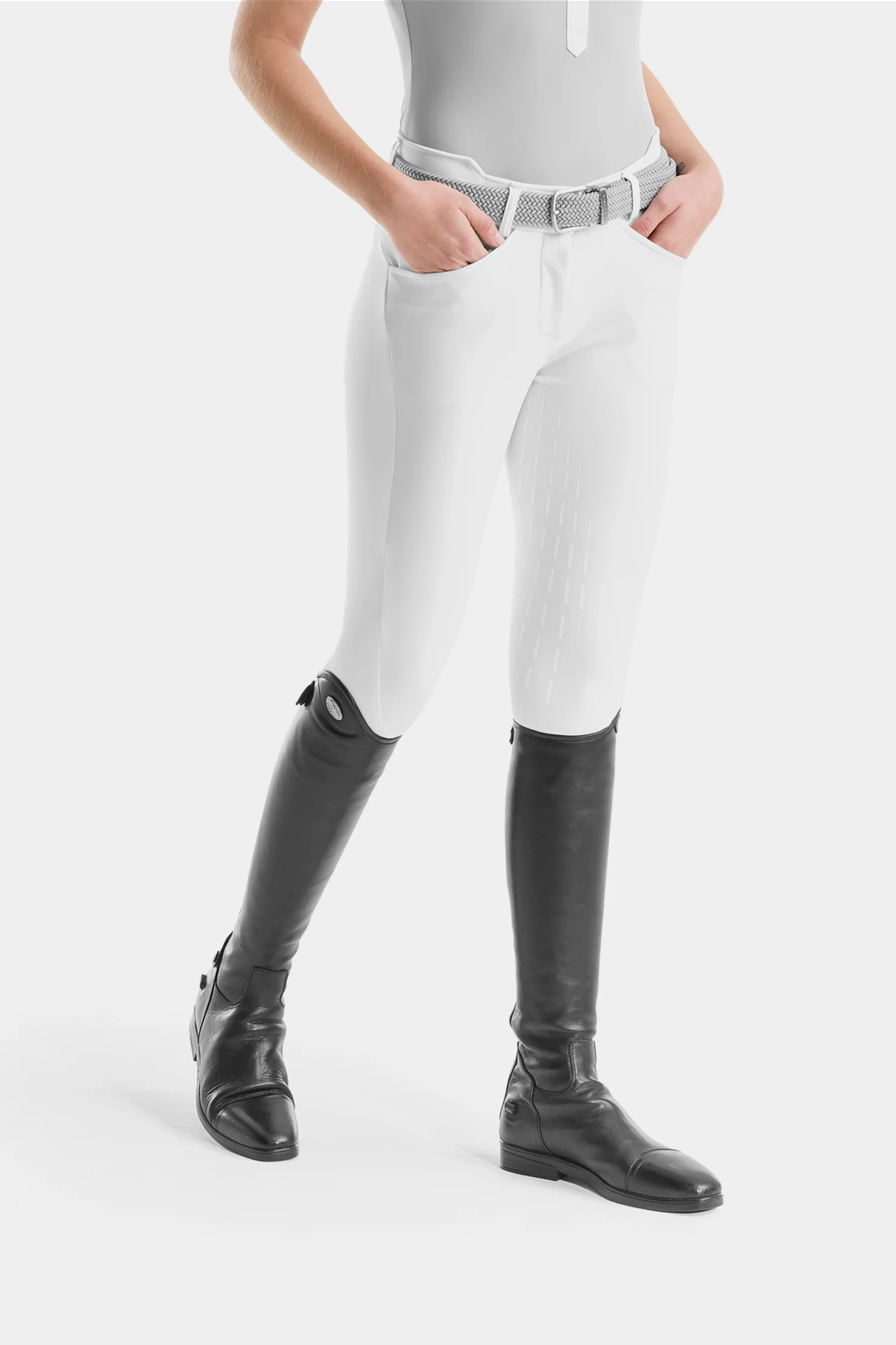 White Horse Pilot X-Grip Damen Vollbesatzreithose