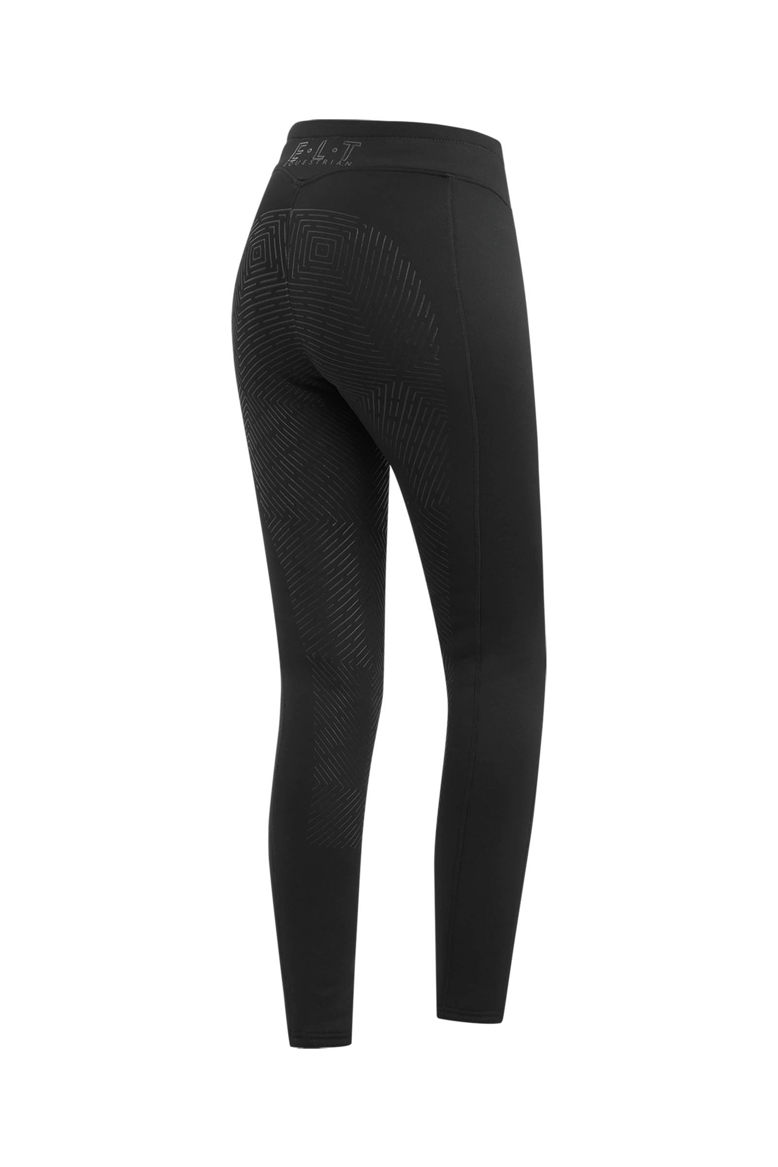 Black ELT Thermal teddy riding leggings Rica Kids