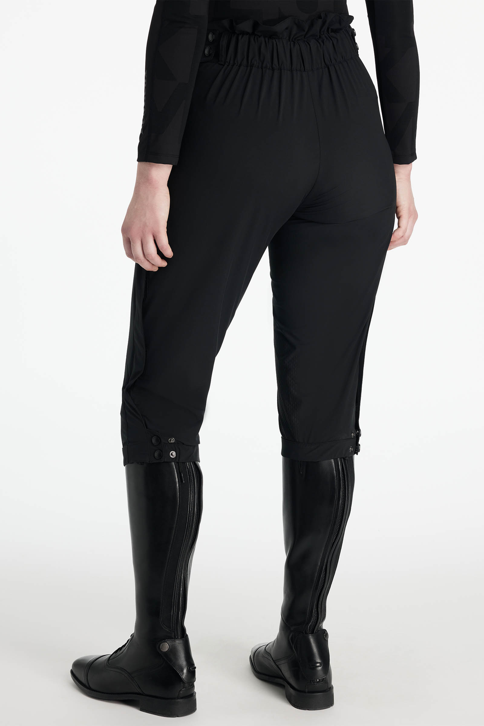 Black LeMieux Darcey Waterproof 3/4 Over Breeches – wasserdichte ¾-Überziehhose für über die Reithose