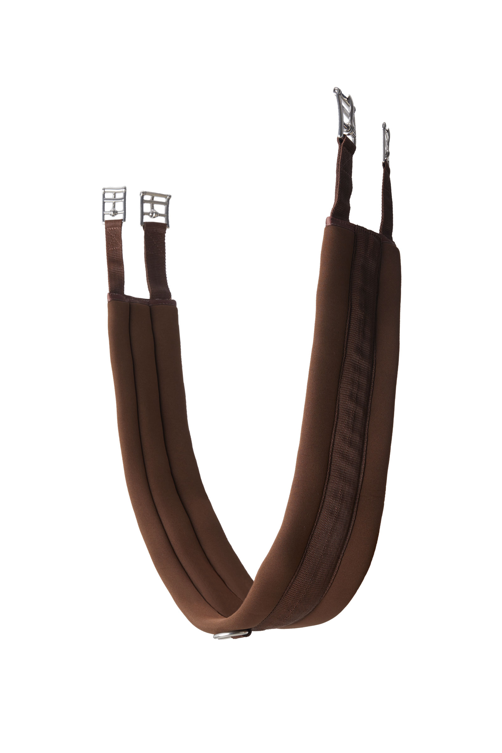 Demitasse Brown Horze Dinant Neopren Langgurt ohne Elastik