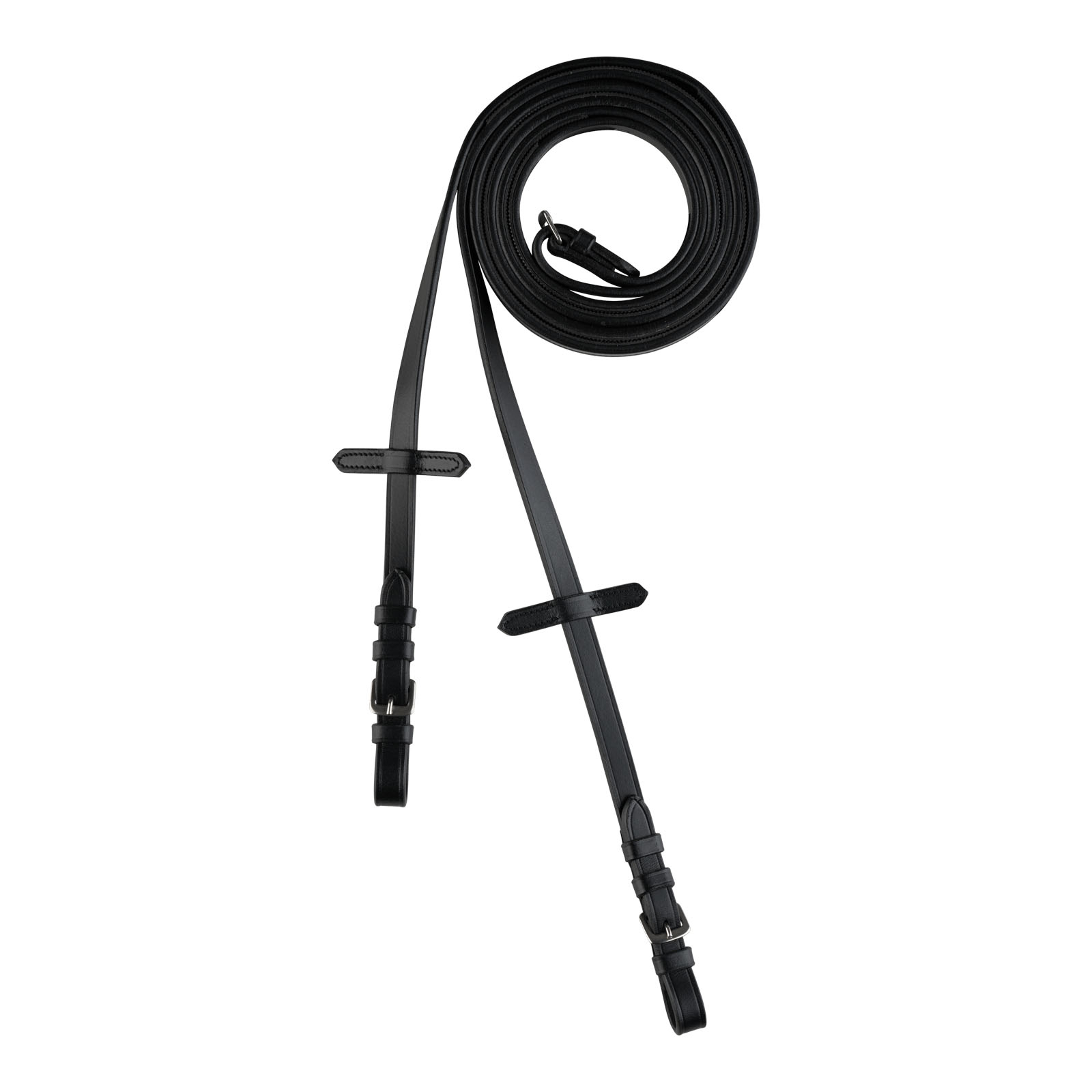 Horze Schmale Z&uuml;gel mit Gummi-Innenseite