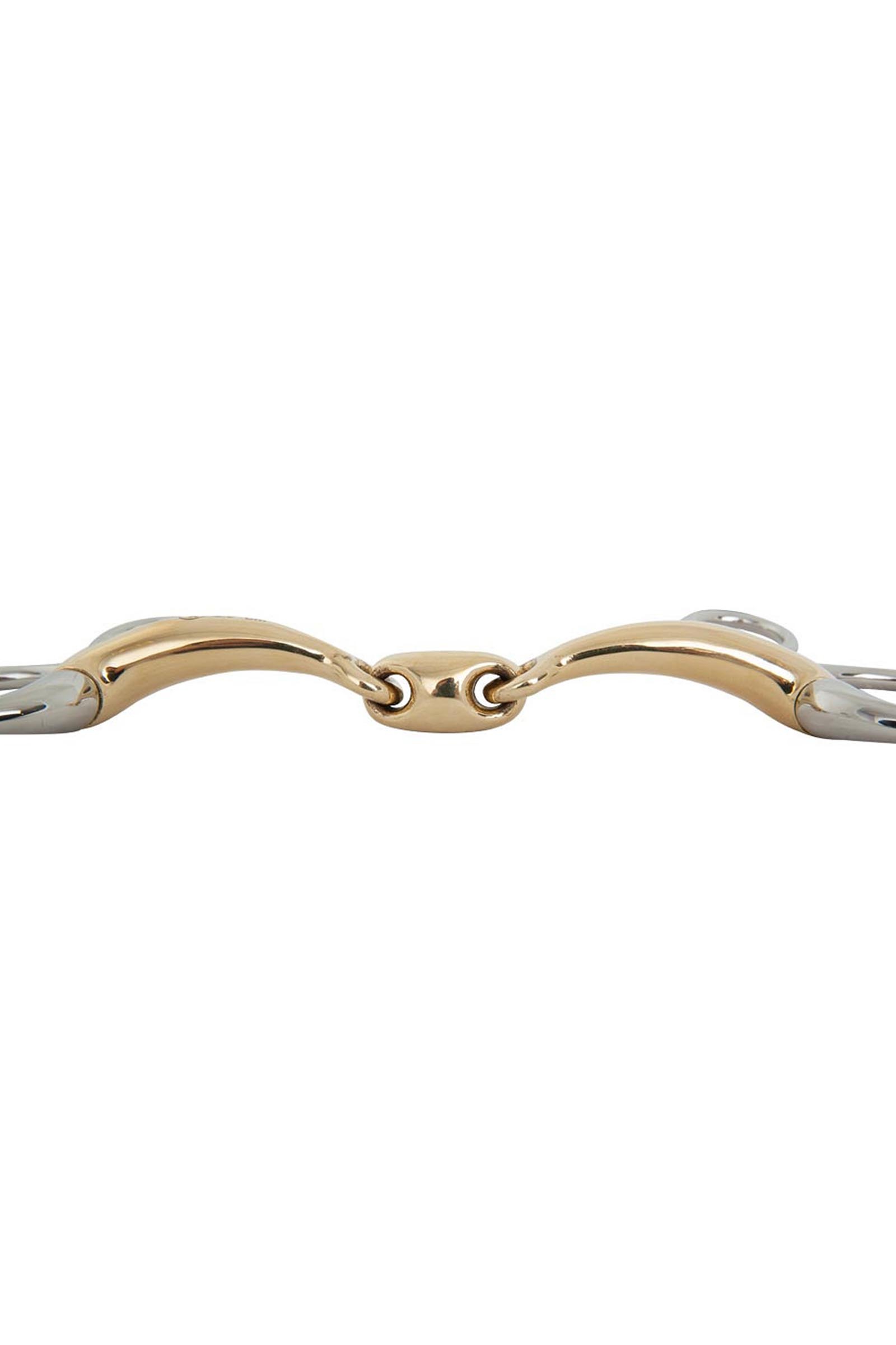 BR Soft Contact Baucher-Trense, doppelt gebrochen, 14 mm, Anz&uuml;ge 110 mm