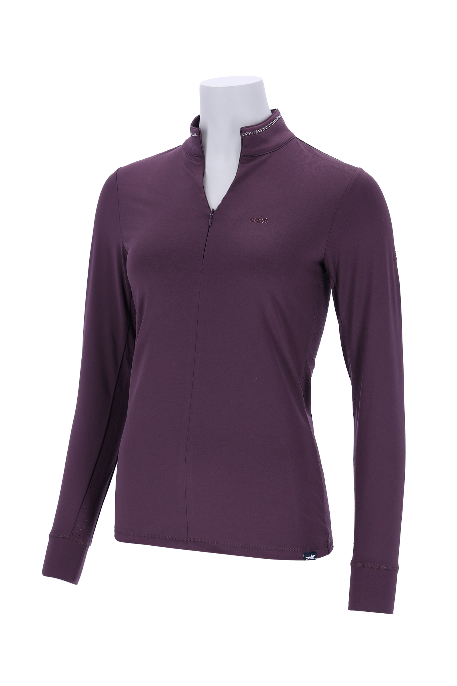 Deep Mauve Schockem&ouml;hle Sports SP Peppa Style Damen Winter Training Shirt