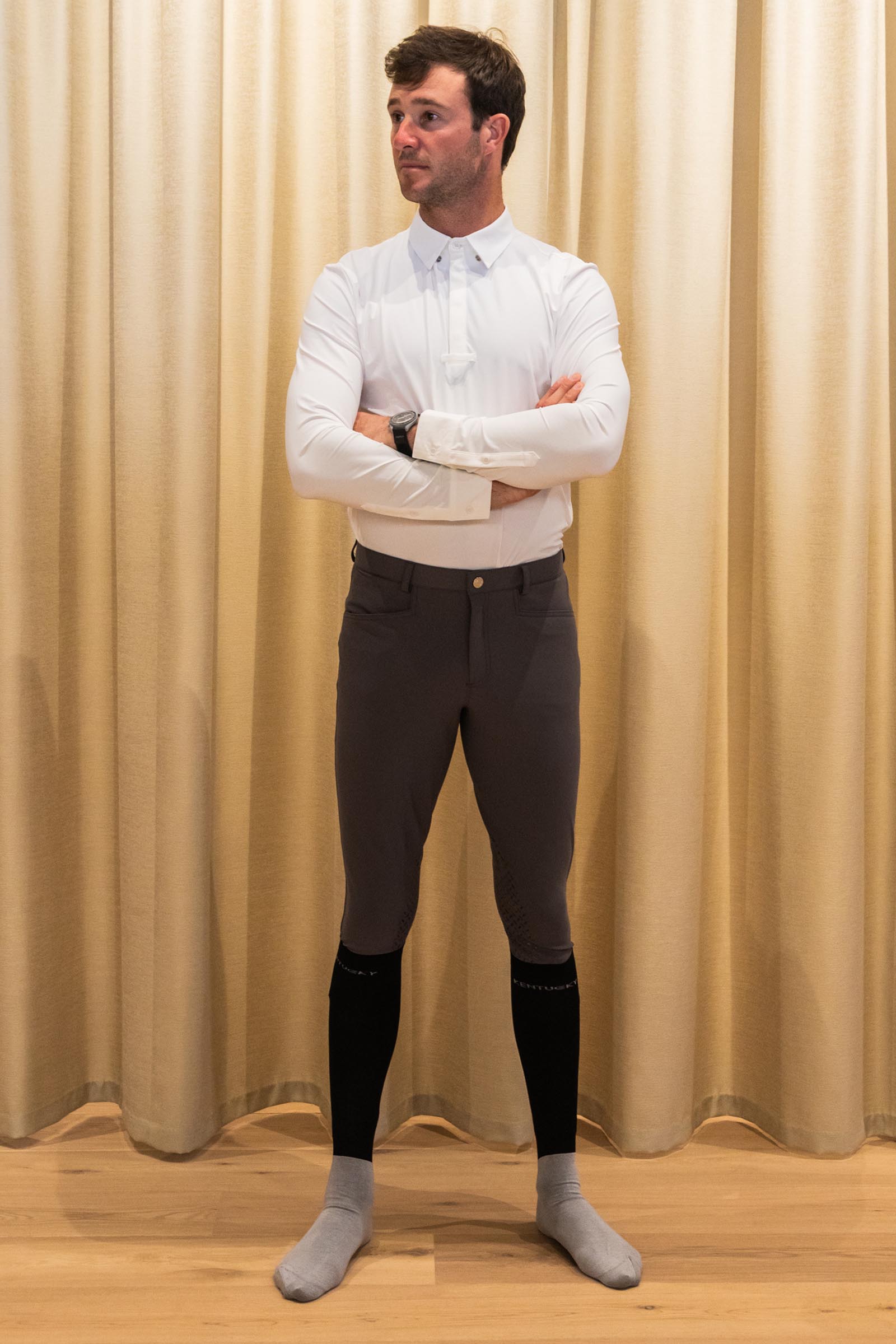 Kentucky Horsewear Mexico Herren-Reithose mit Kniebesatz  