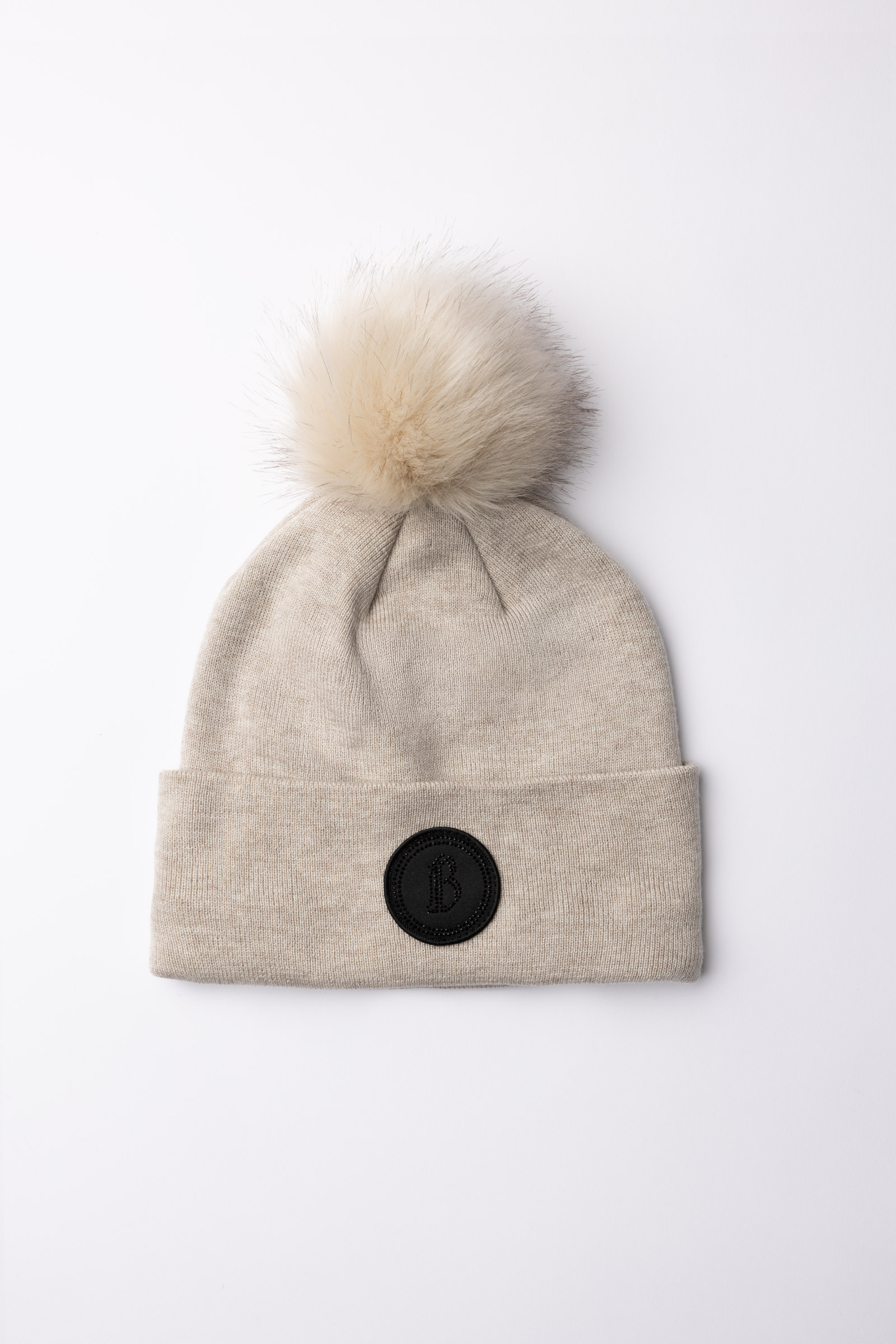 B Vertigo Sydney Strickm&uuml;tze mit abnehmbarem Bommel