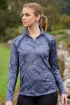 Ariat Sunstopper 2.0 Damen 1/4 Zip Baselayer Shirt