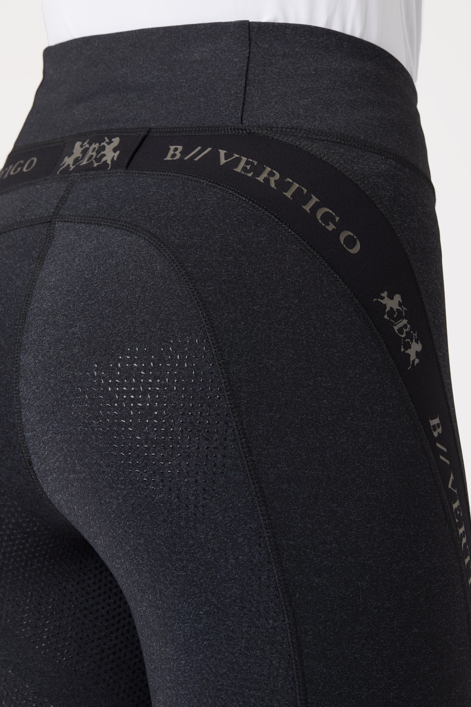 B Vertigo Damenreitleggings Jenny mit Vollbesatz aus Silikon UPF 40+