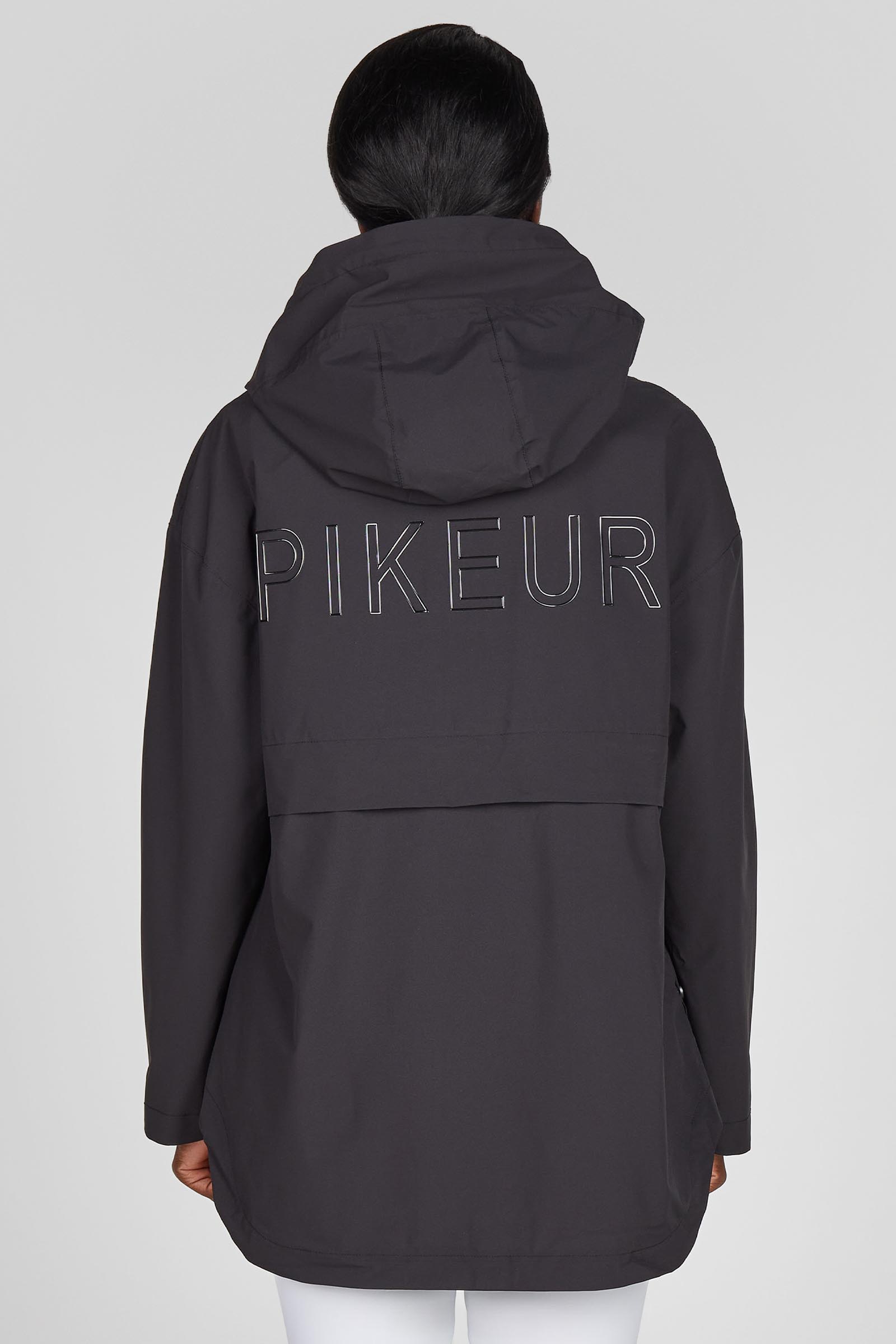 Pikeur Damen Regenponcho mit Rei&szlig;verschluss