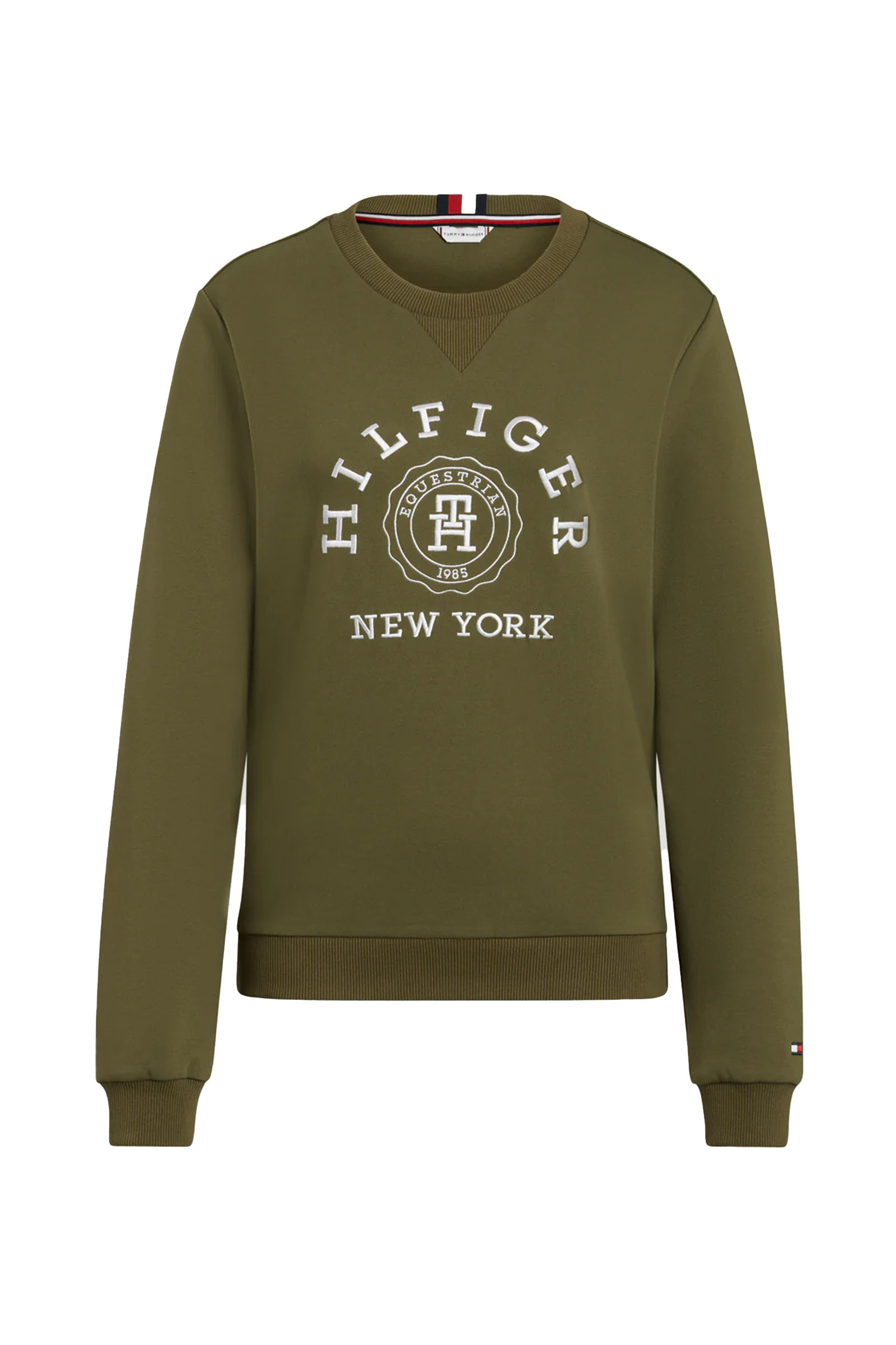 UTILITY OLIVE Tommy Hilfiger Equestrian Evans Graphic Sweatshirt