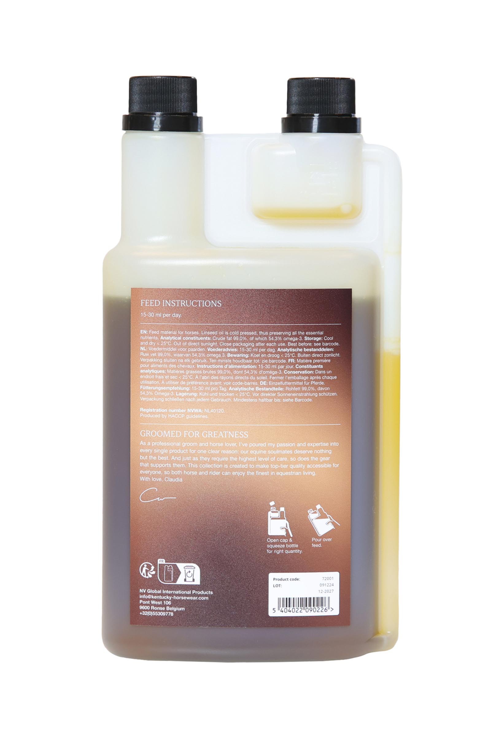 Grooming Deluxe Lein&ouml;l, 1000 ml  